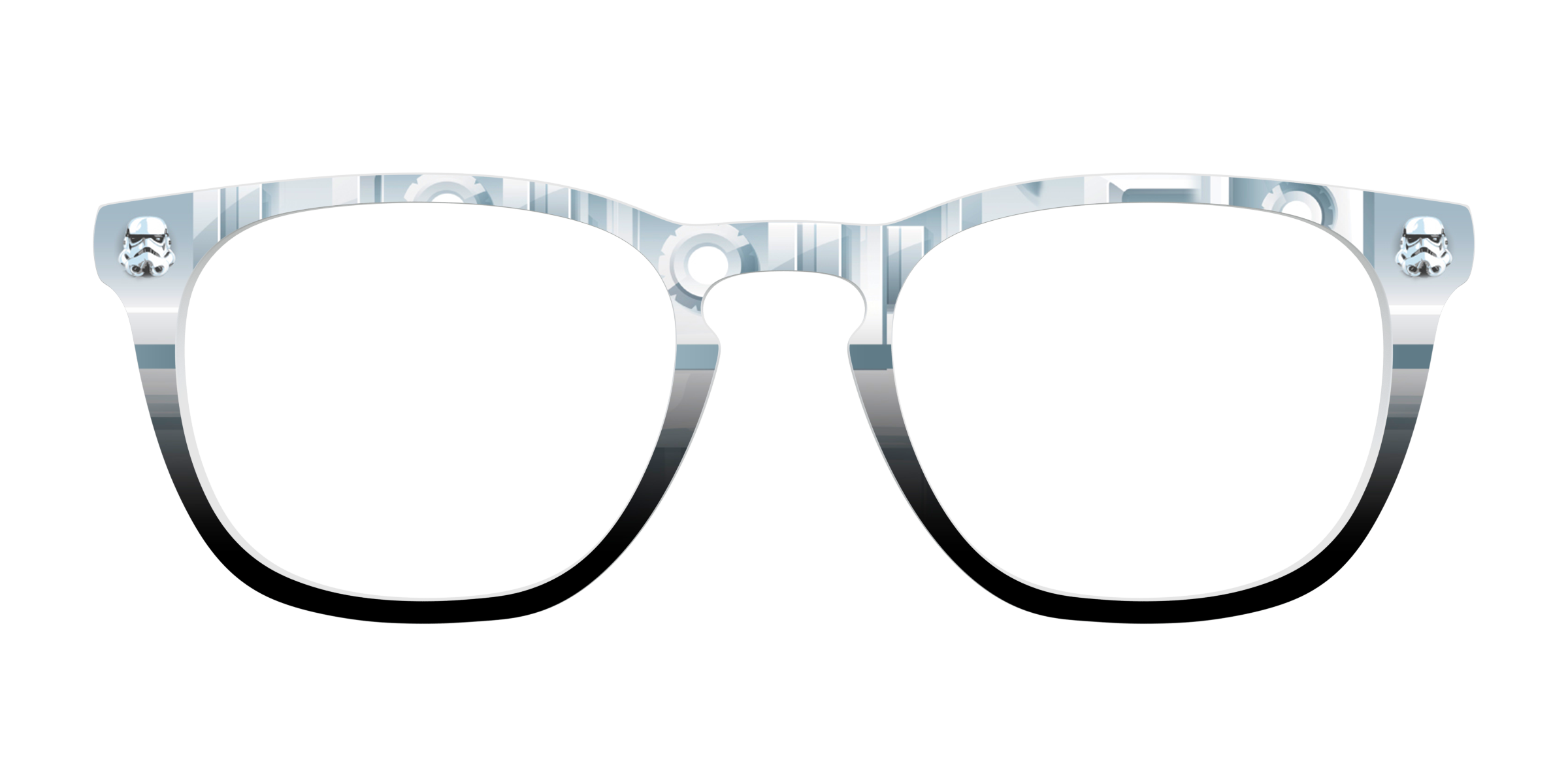 Pair Collabs Stormtrooper SW8 top occhiali bianco