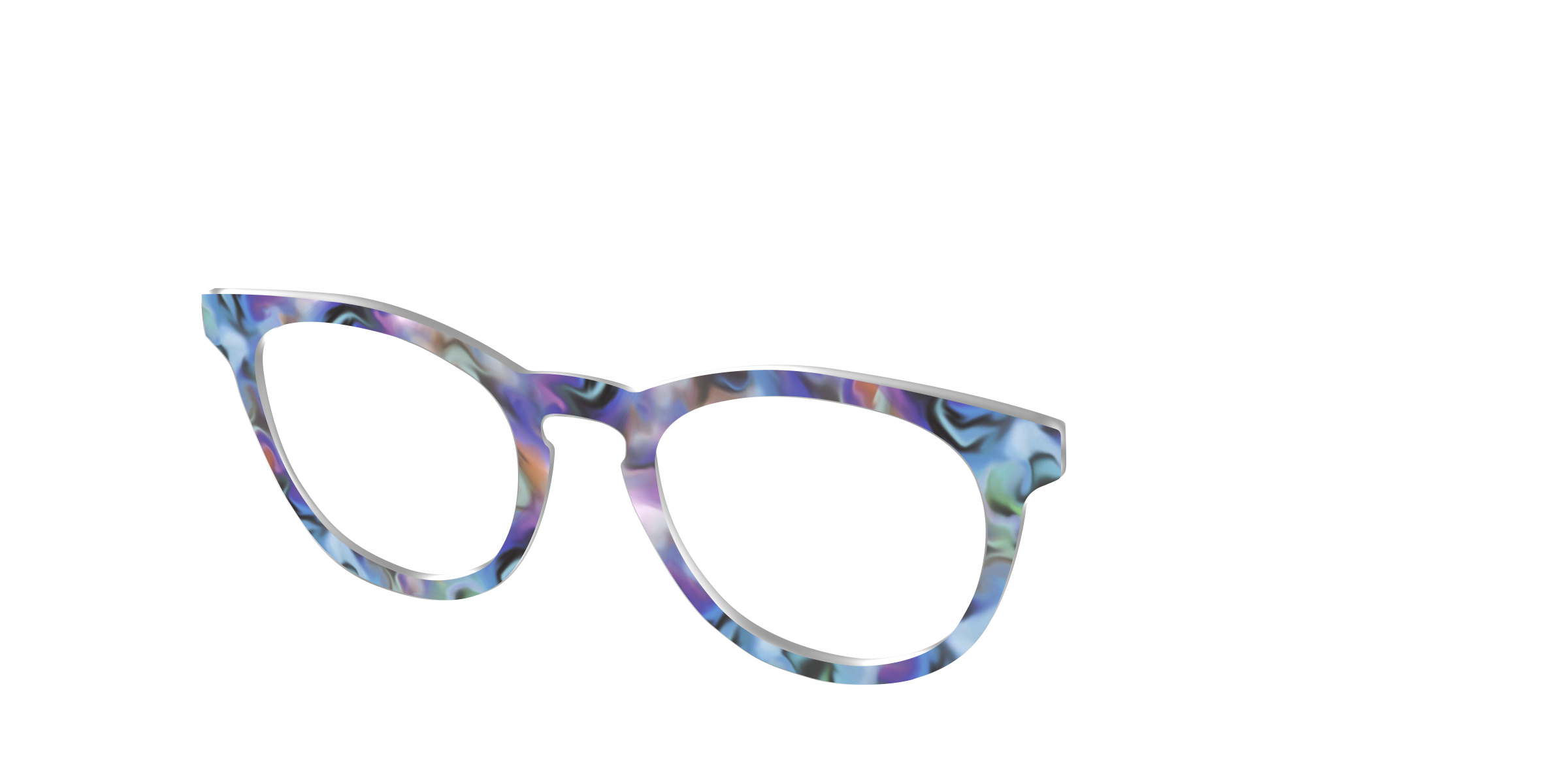 Pair Eyewear Design Tops The Gossamer Marble top occhiali FG10