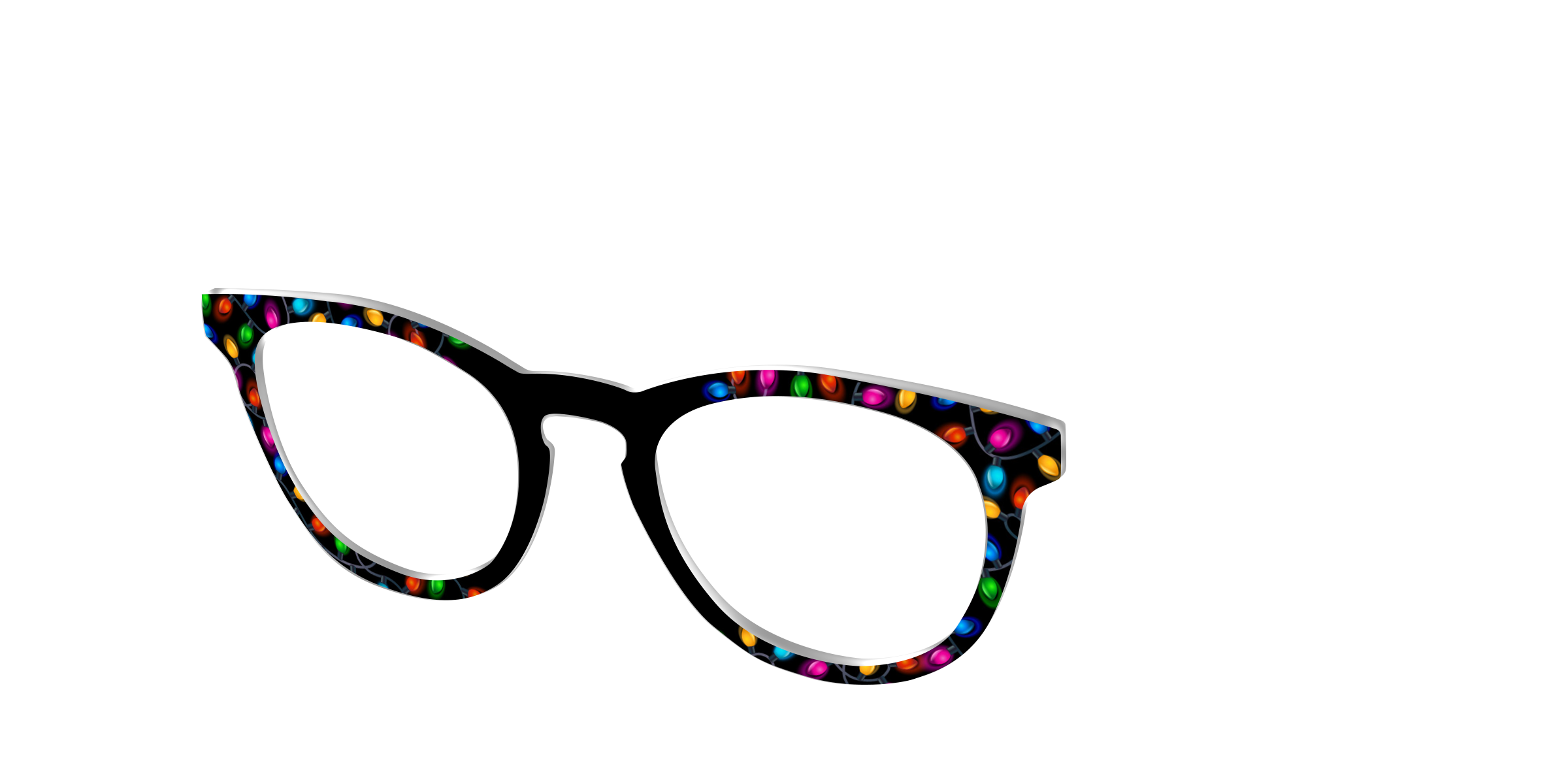Pair Eyewear Design Tops Holiday Glow top occhiali feste invernali