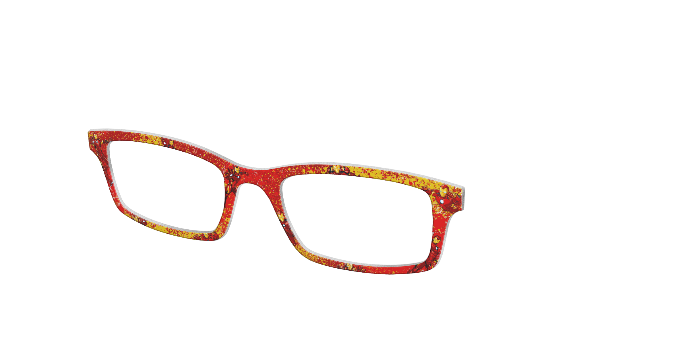 Pair Eyewear Collabs The Iron Man Splatter top IM2 Marvel