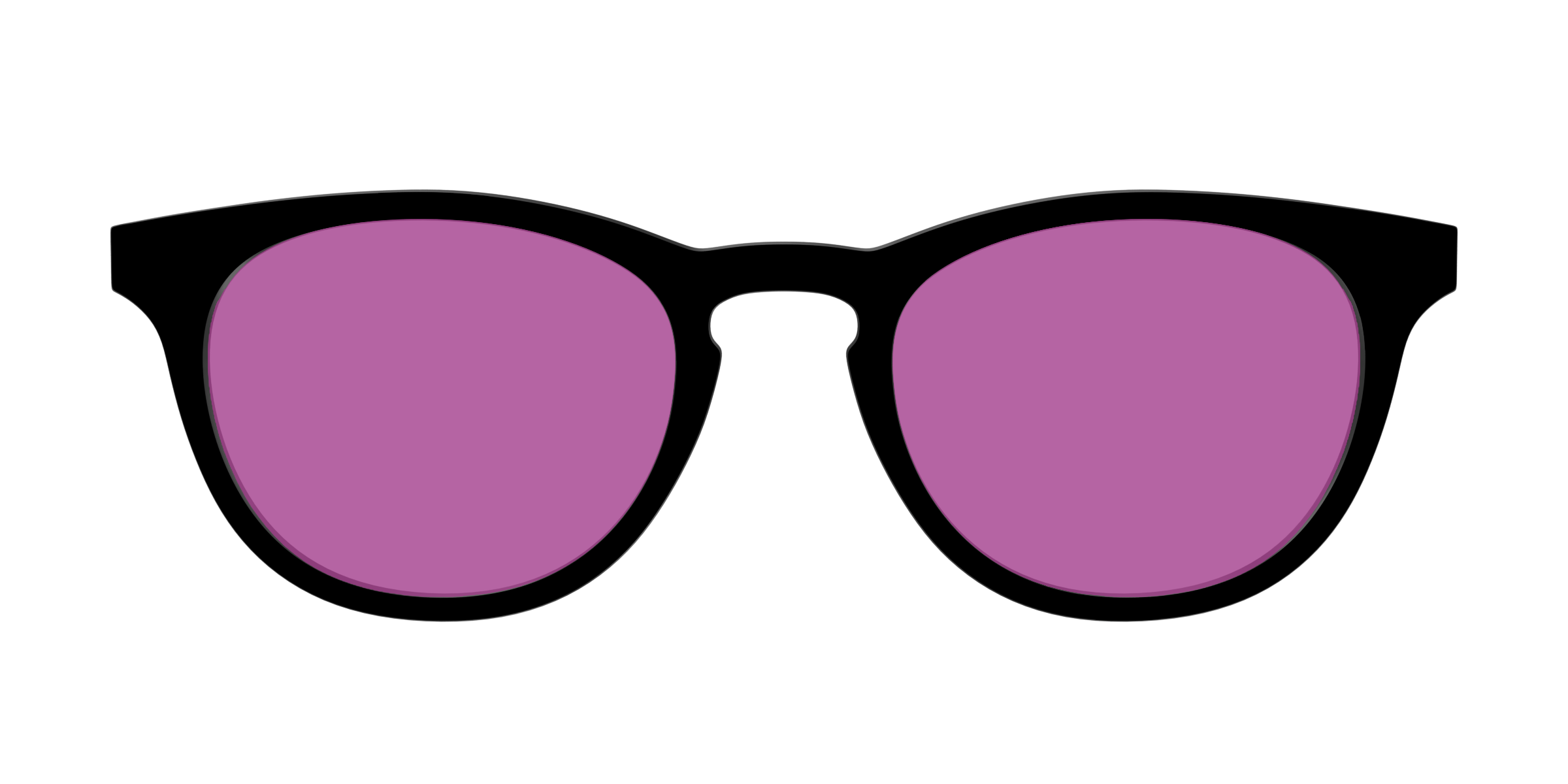 Pair Eyewear Performance Black Violet Golf top sportivo