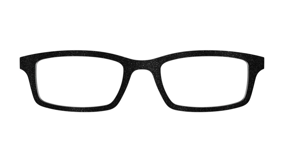 Pair Eyewear Solid Tops The Black Shimmer top nero glitter