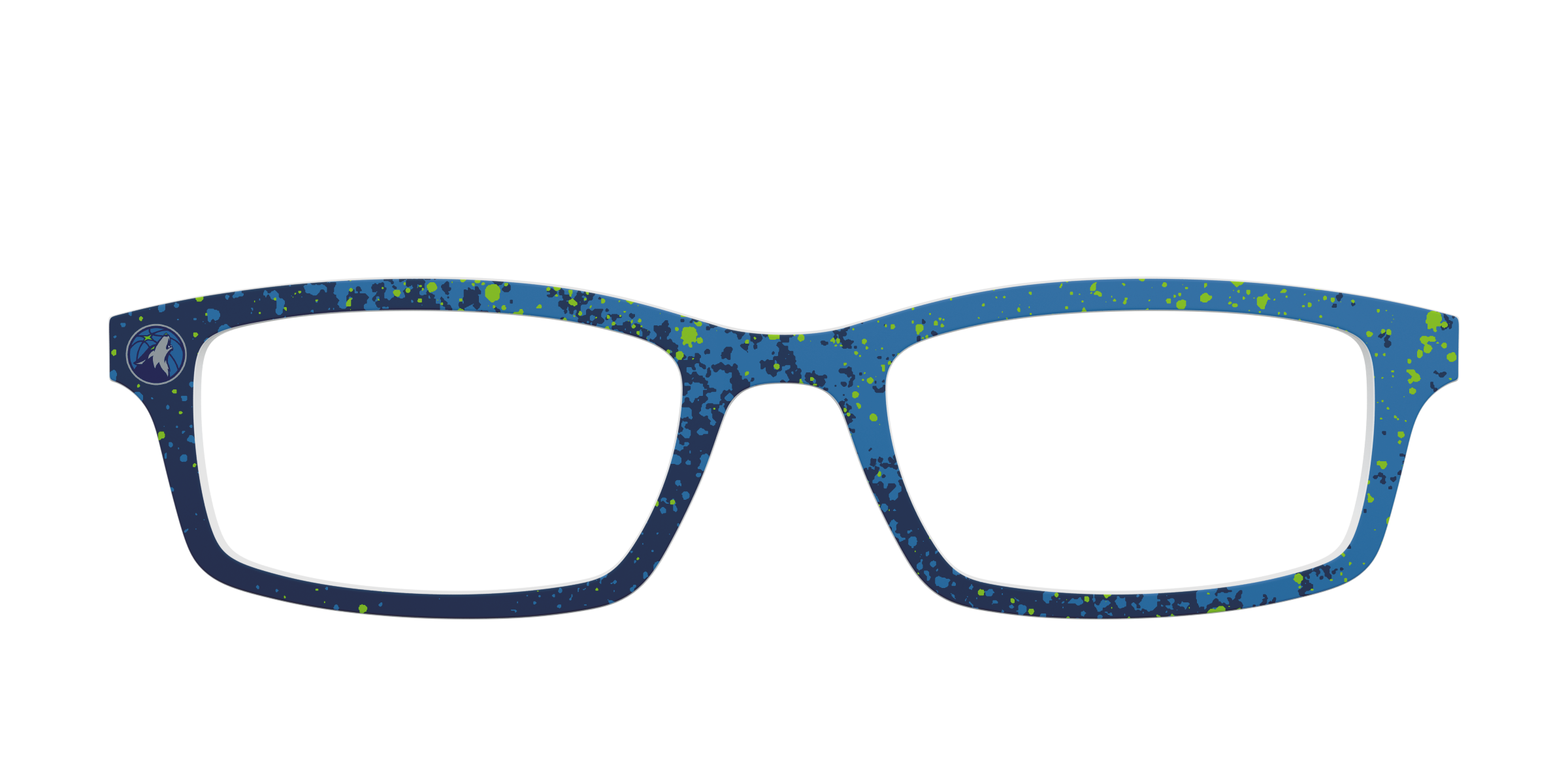 Pair Eyewear School Spirit Timberwolves Splatter top occhiali TW1