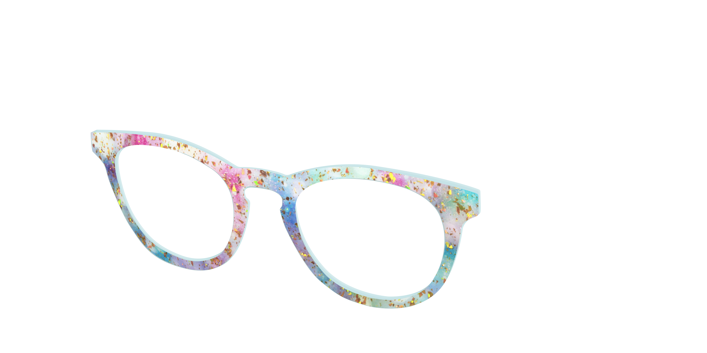 Pair Eyewear Design Tops Pixie Bokeh Gold top per occhiali