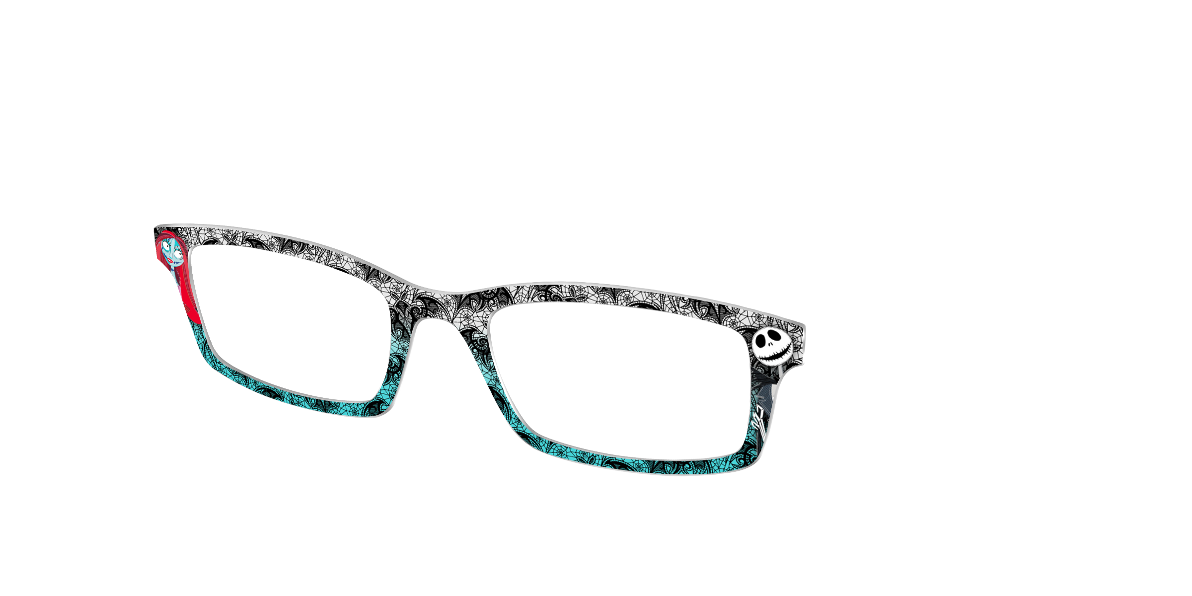 Pair Eyewear Collabs Jack Sally Together Forever top nero