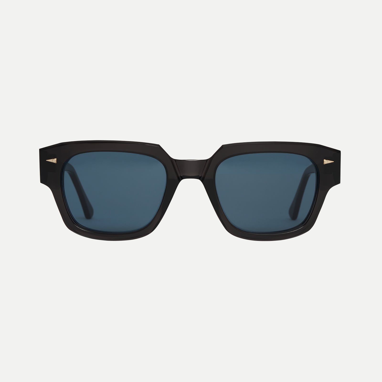 Ahlem Rivoli occhiali da sole nero sky blue acetato