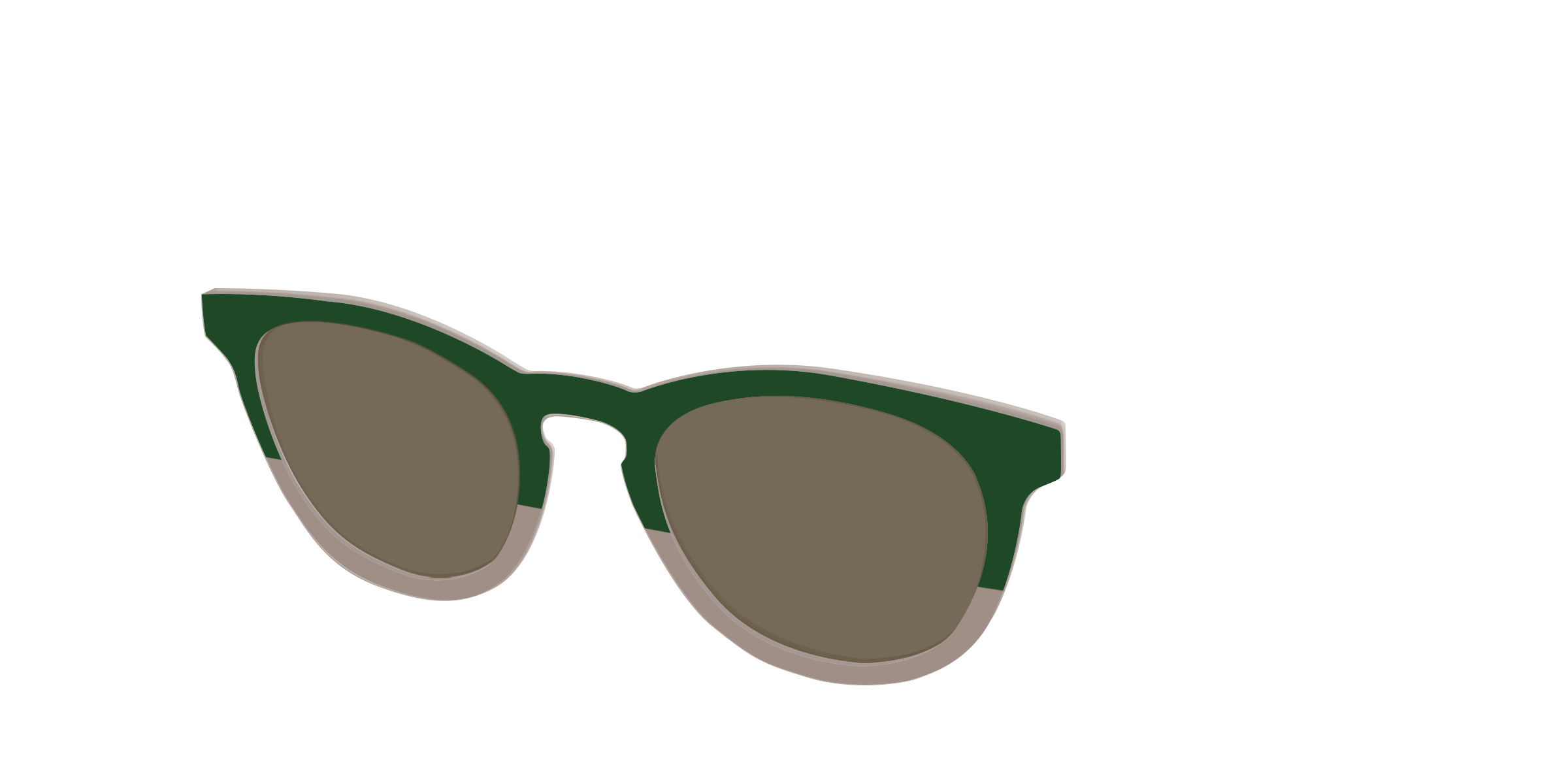Pair Eyewear Sun Tops Cedar Sap Crystal top sole Cedro