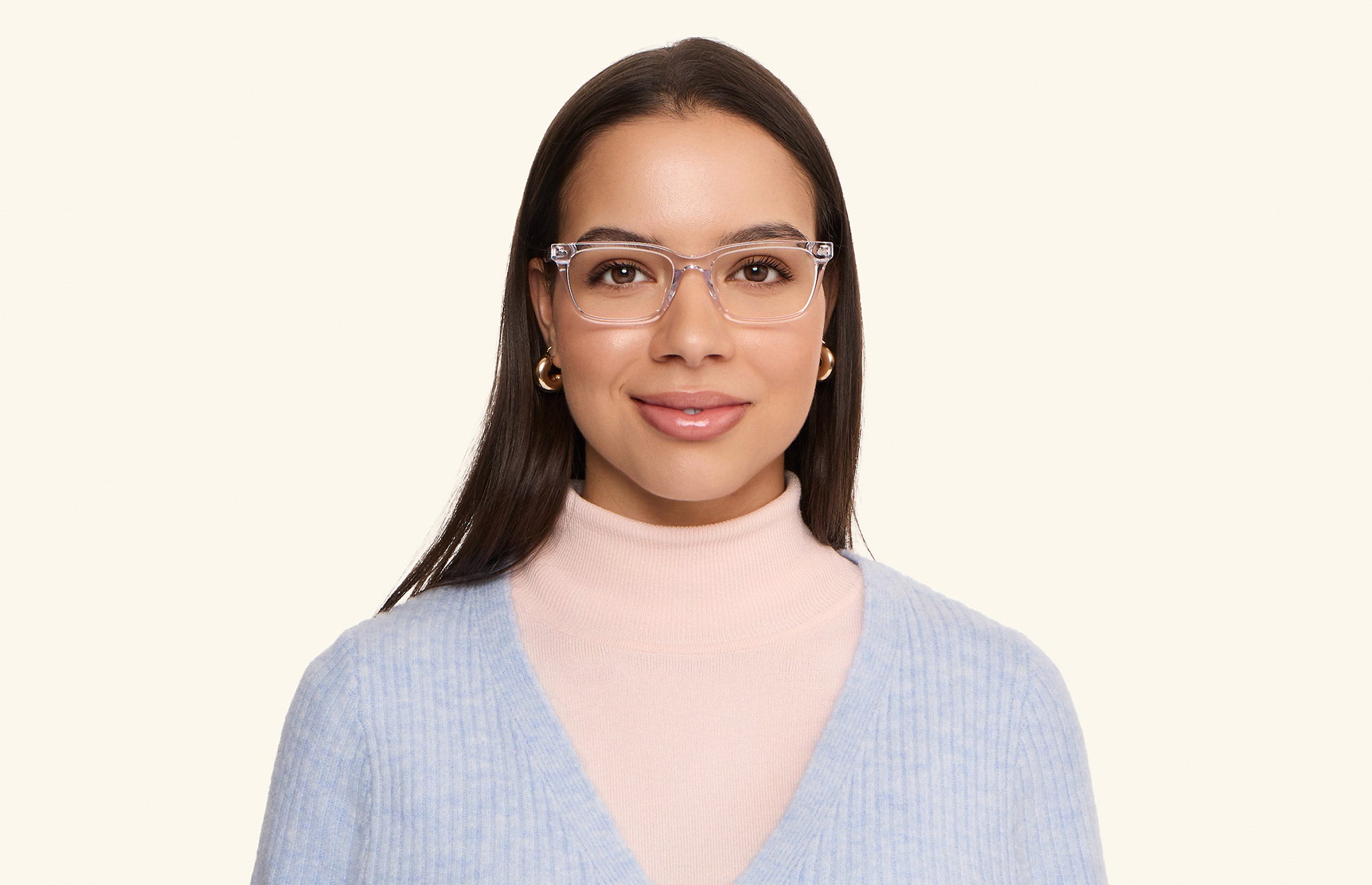 Pair Eyewear Base Frames The Larkin montatura base Crystal Clear