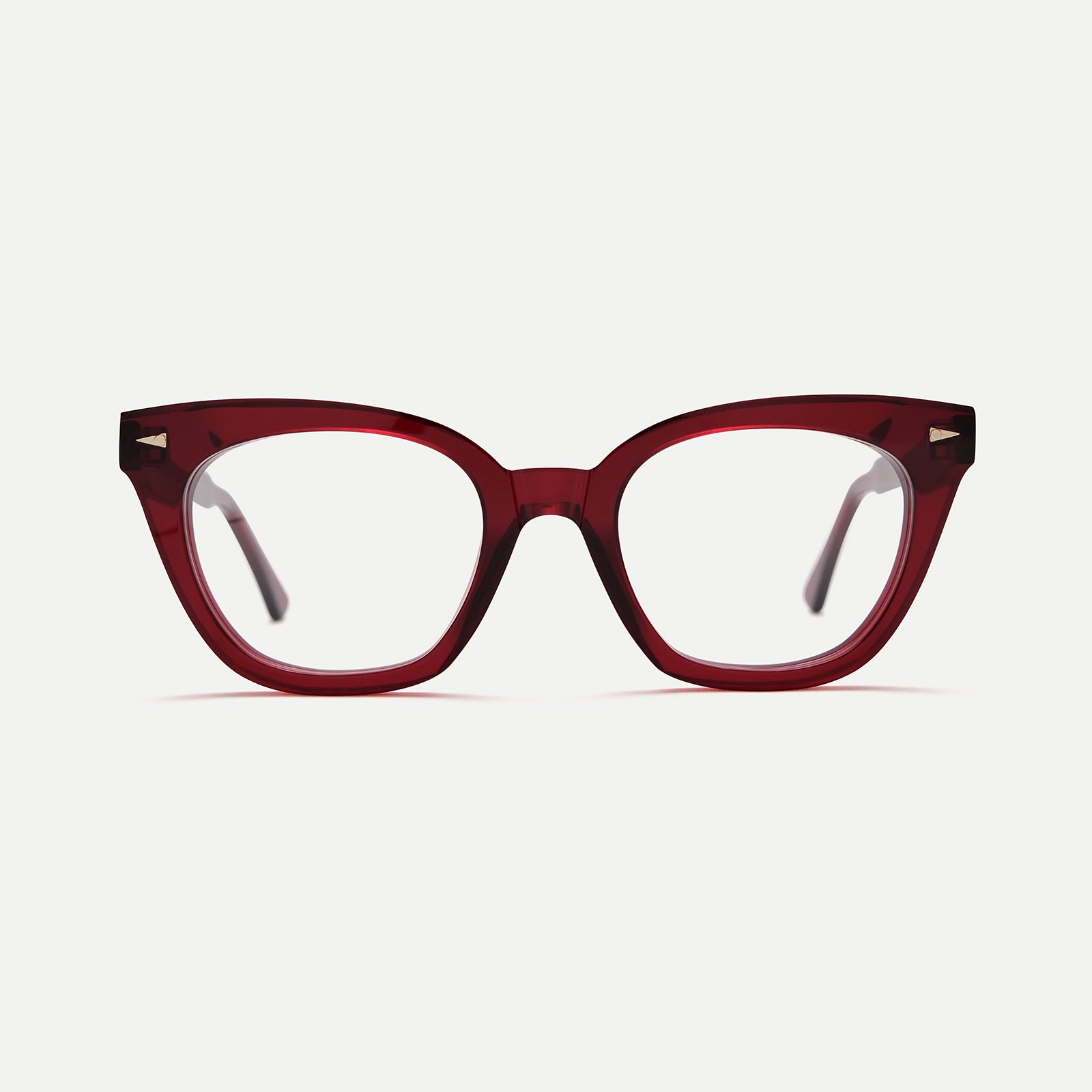 AHLEM Tunis occhiali da vista Old Rose cat eye acetato