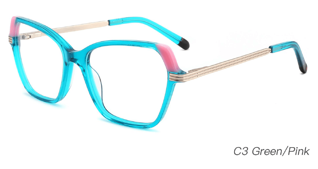Ouyuan NOA23024 montatura occhiali acetato colorata 53-16-140