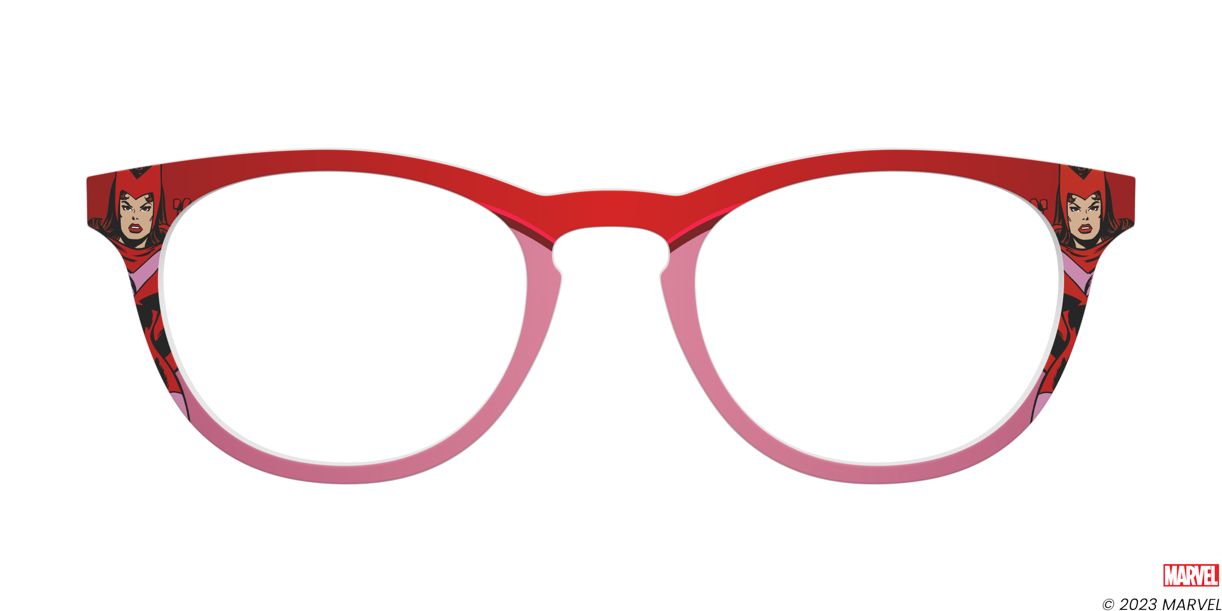 Pair Eyewear Collabs The Scarlet Witch top occhiali rosso
