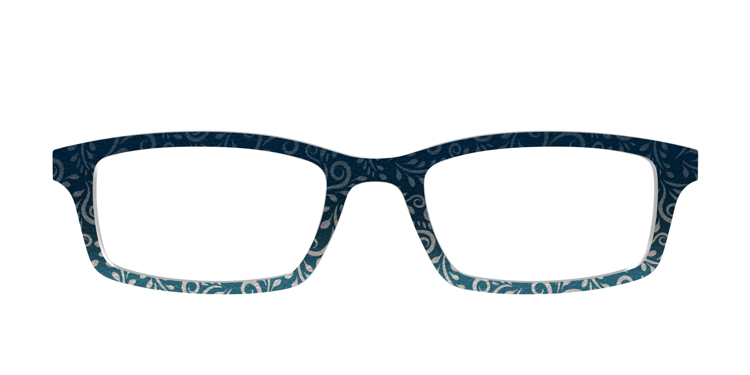 Pair Eyewear Leather Leafwork top magnetico Cedro