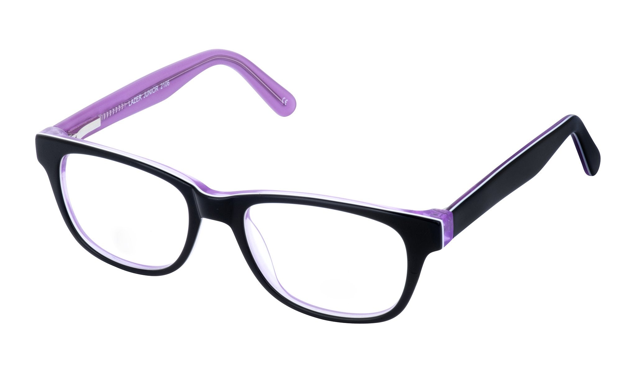 Lazer Junior 2106 Occhiali da Vista Bambini Nero Sherry Tondi
