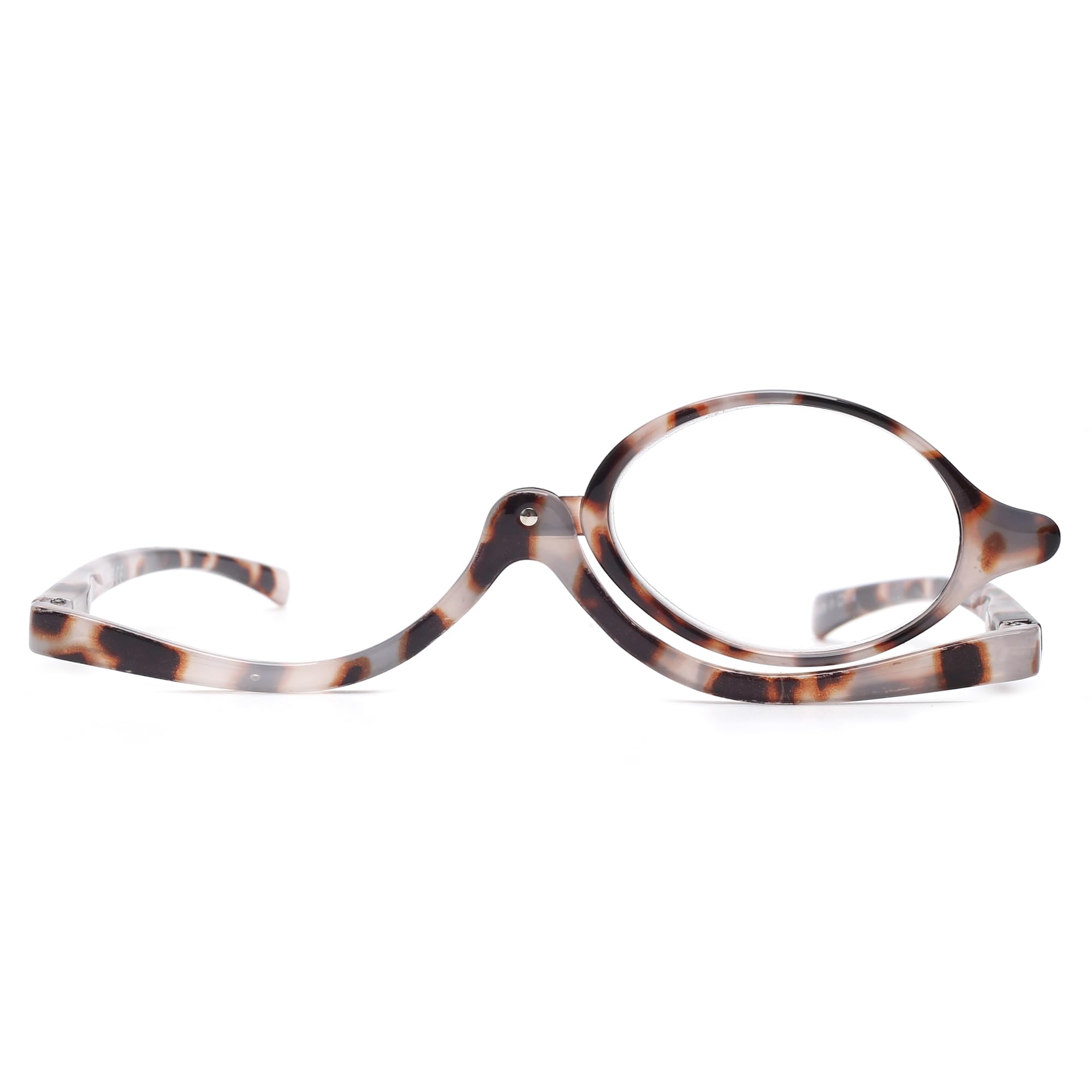 JM Occhiali da Lettura monolente per trucco donna Nero 2.5x