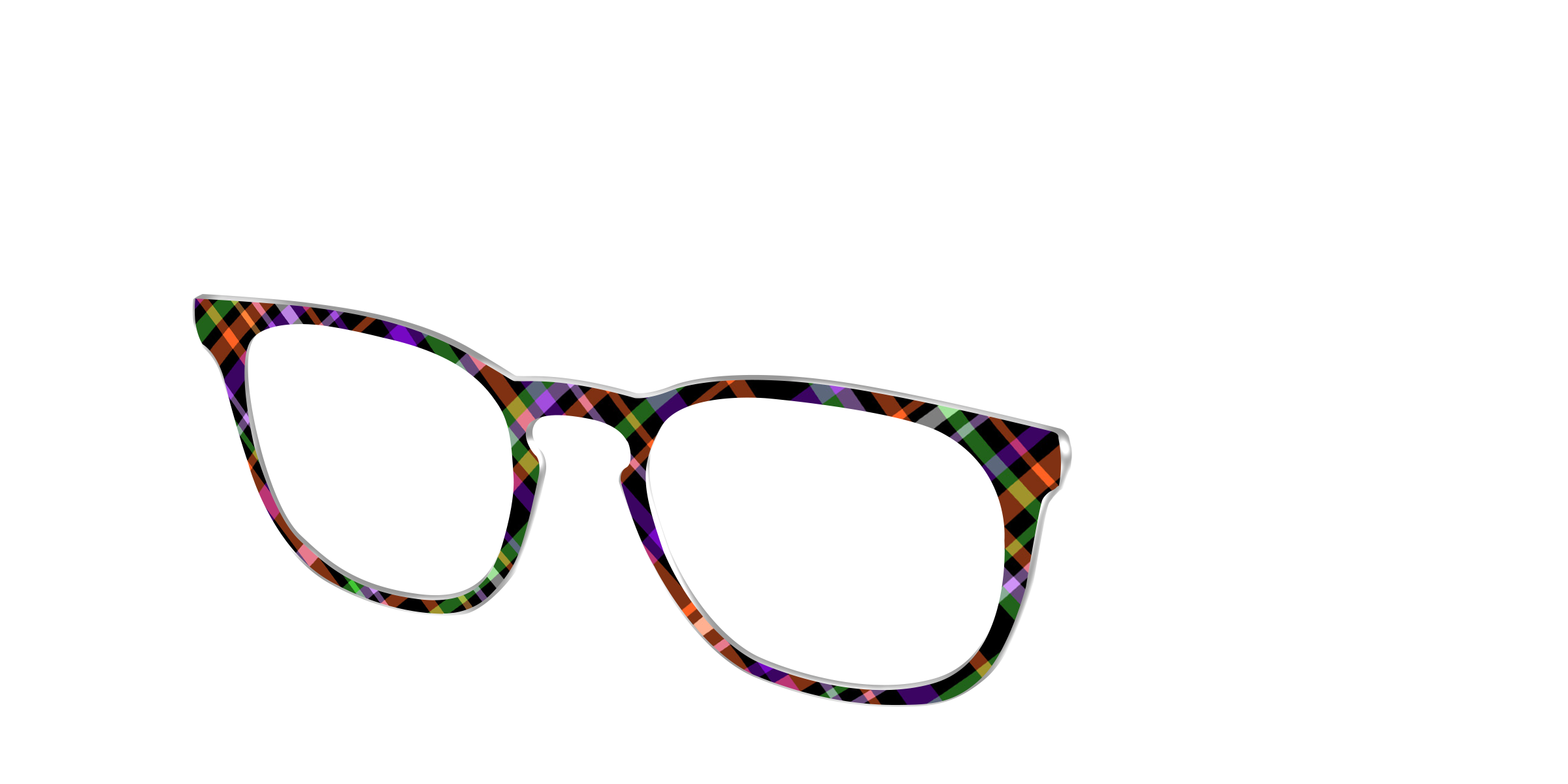 Pair Eyewear Design Tops Hexed Plaid top scozzese Brook