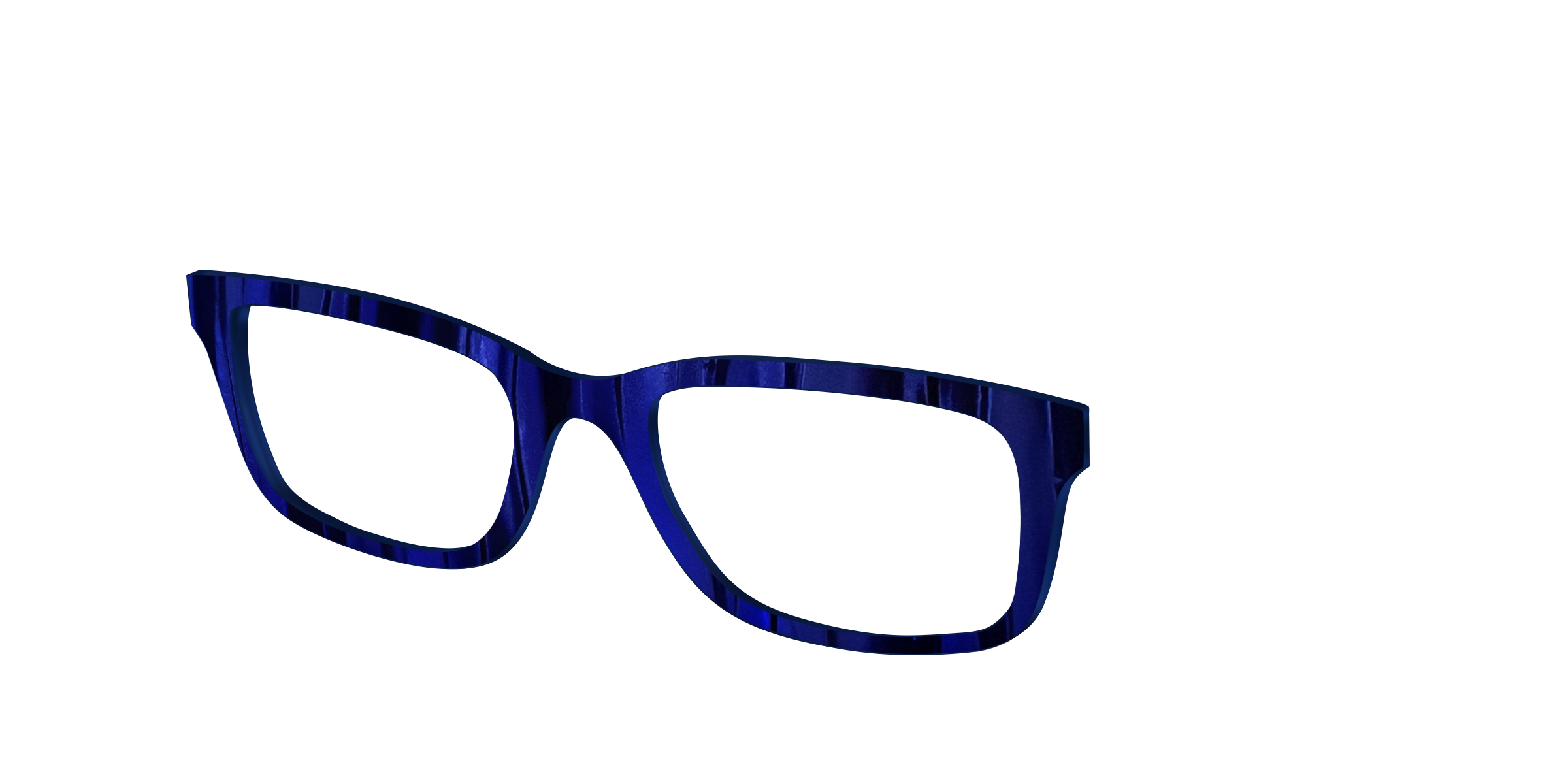 Pair Eyewear Design Tops Indigo Moire Stripes top righe blu