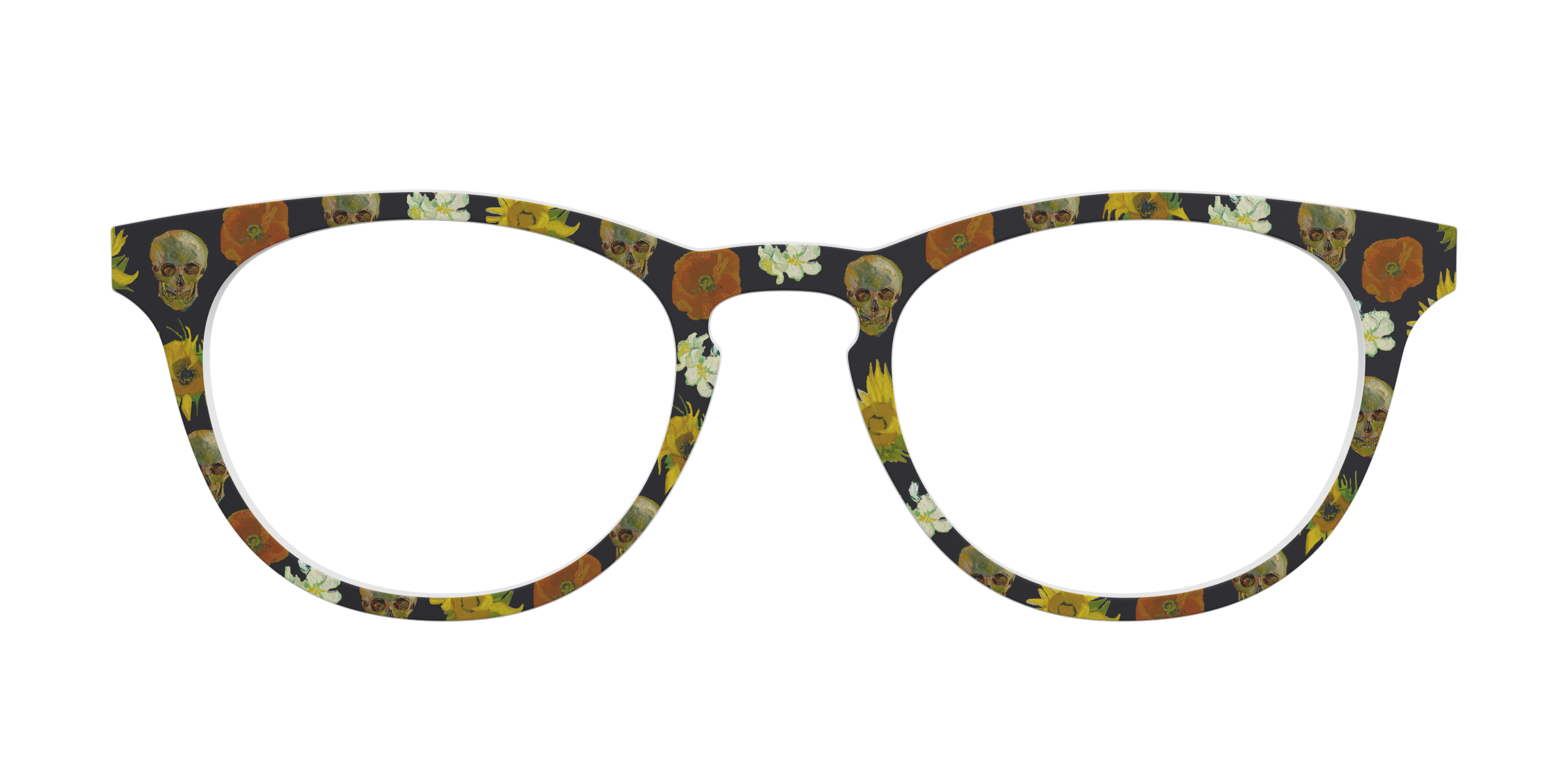 Pair Eyewear Collabs Floral Skulls top per occhiali