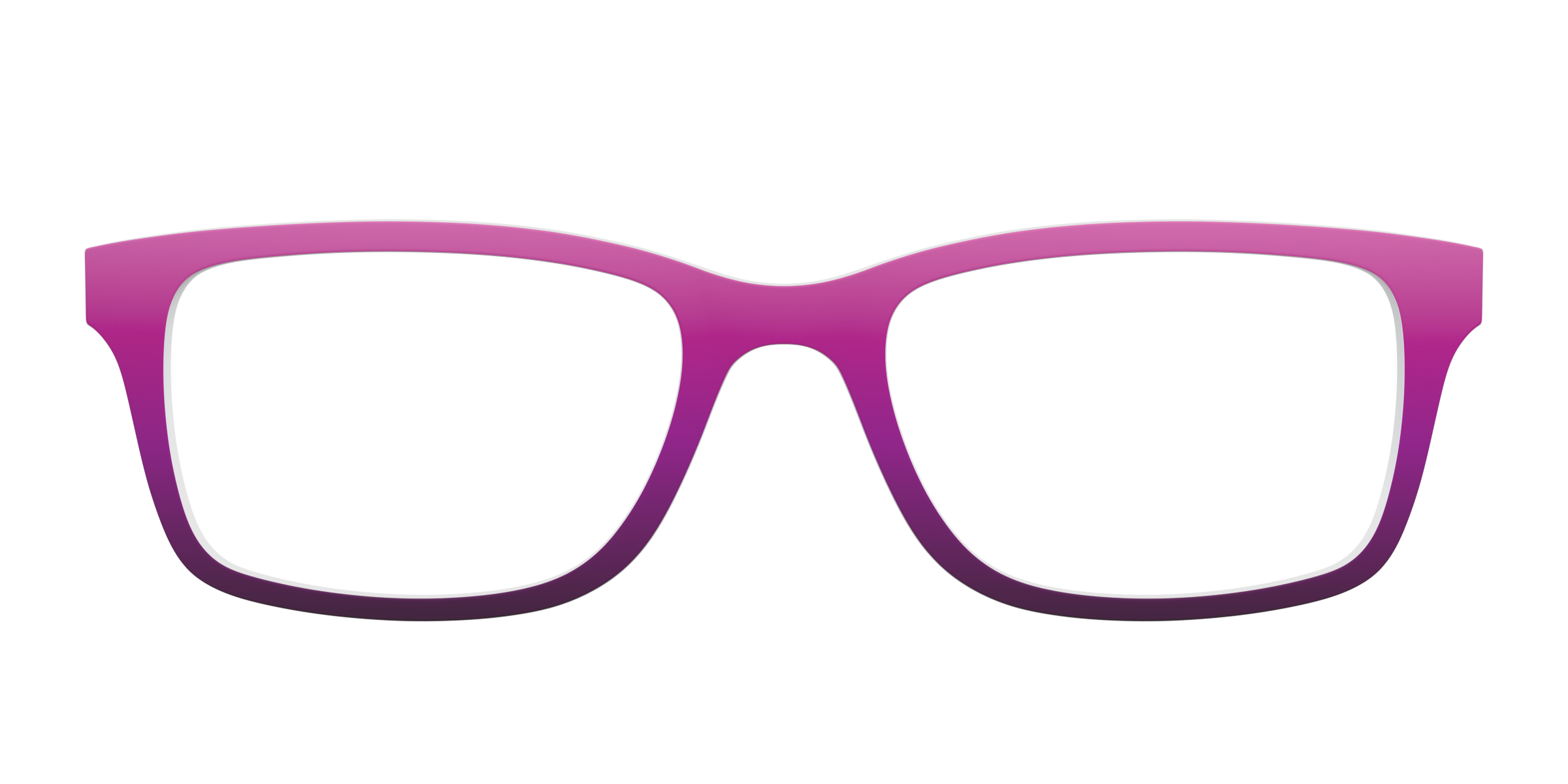 Pair Eyewear Solid Tops Pink Plum Gradient top rosa sfumato