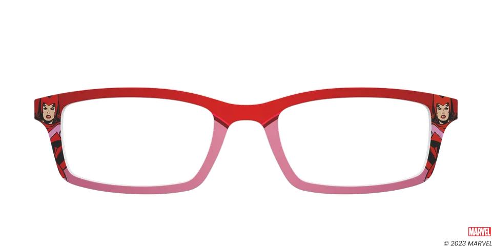 Pair Eyewear Collabs The Scarlet Witch top occhiali rosso