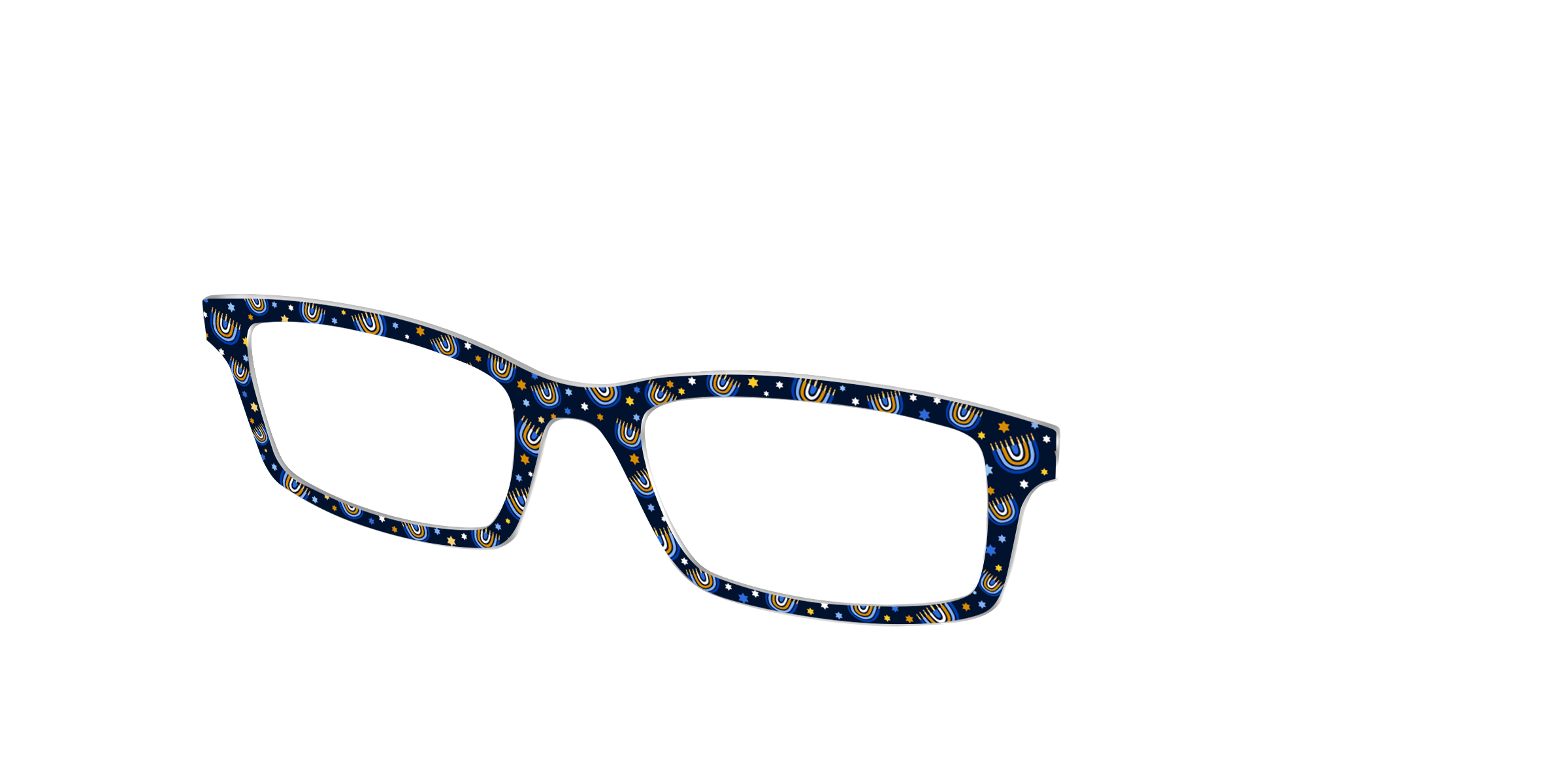 Pair Eyewear Design Tops Hanukkah Menorahs top per occhiali festa