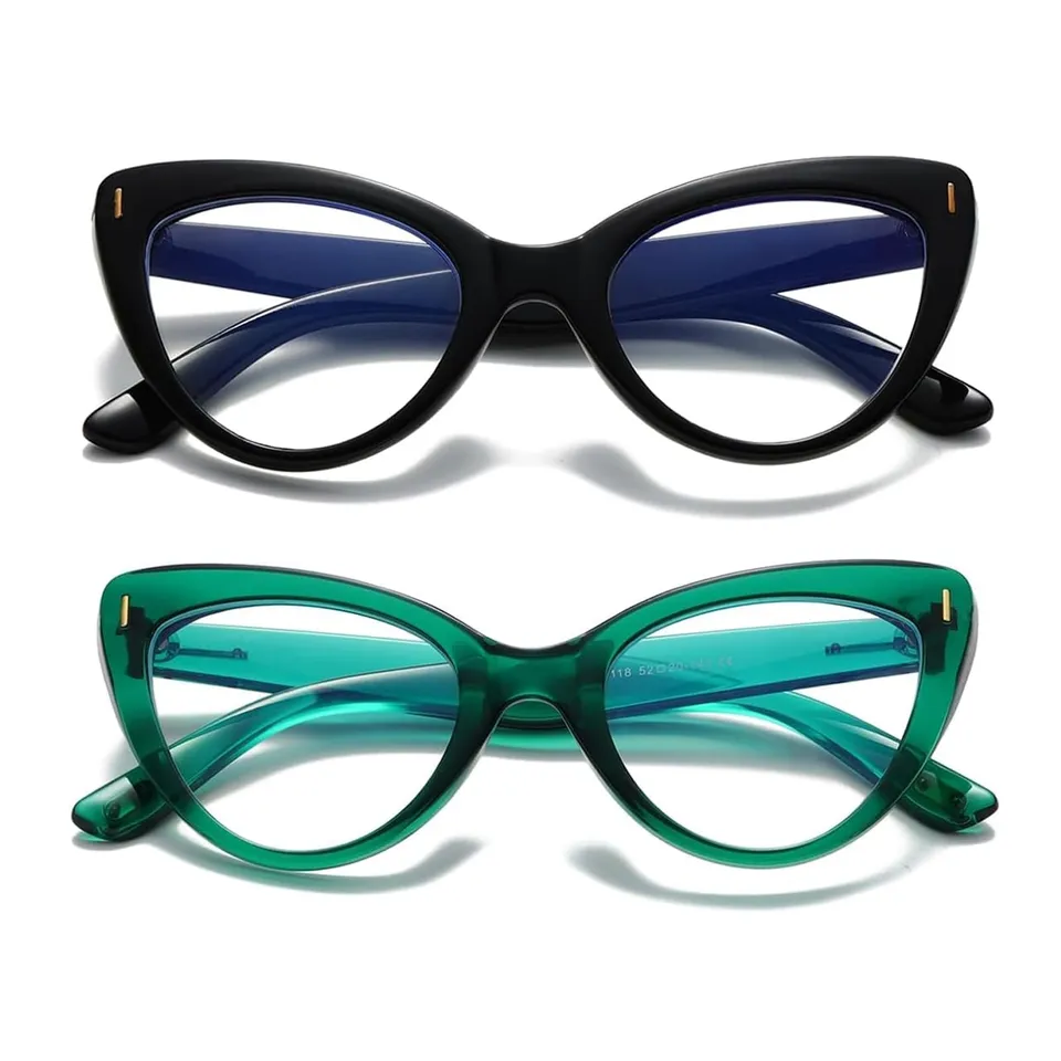 Hubeye Cat Eye Occhiali da Lettura 2.0 Donna 2 Paia
