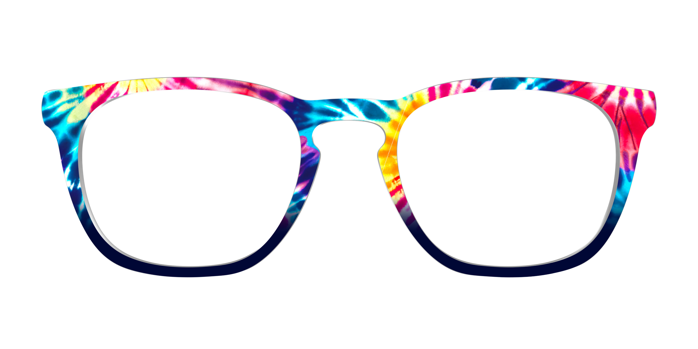 Pair Eyewear Design Funky Tie-Dye top occhiali multicolore