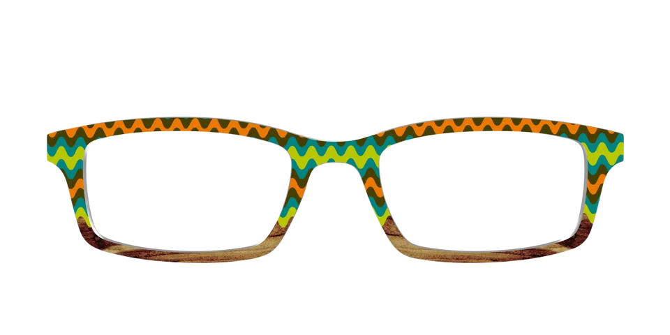 Pair Eyewear Design Tops The Woodgrain Waves top occhiali DE11
