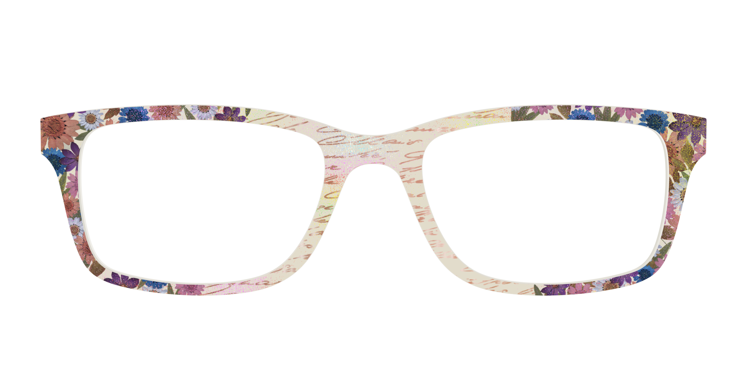 Pair Eyewear Design Tops Pressed Flowers Foil top fiori 587