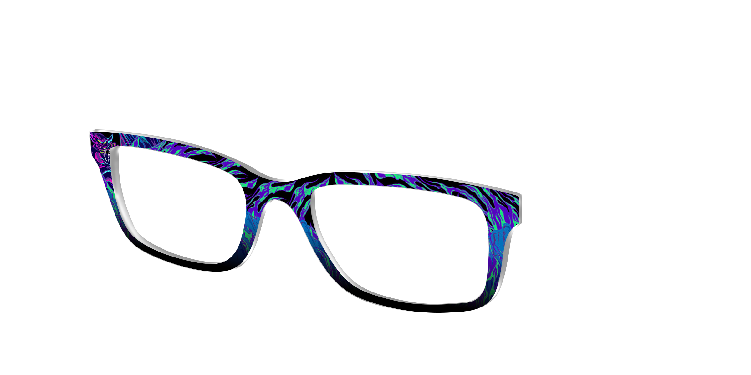 Pair Eyewear Collabs Fantasia's Chernabog top occhiali DY72