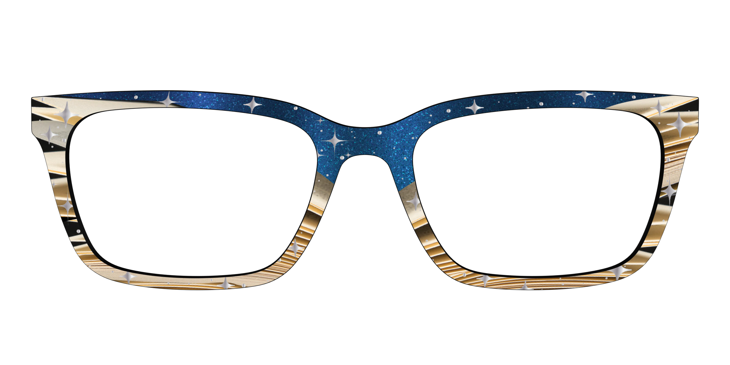 Pair Eyewear Design Tops Enchanted Pages Shimmer top argento