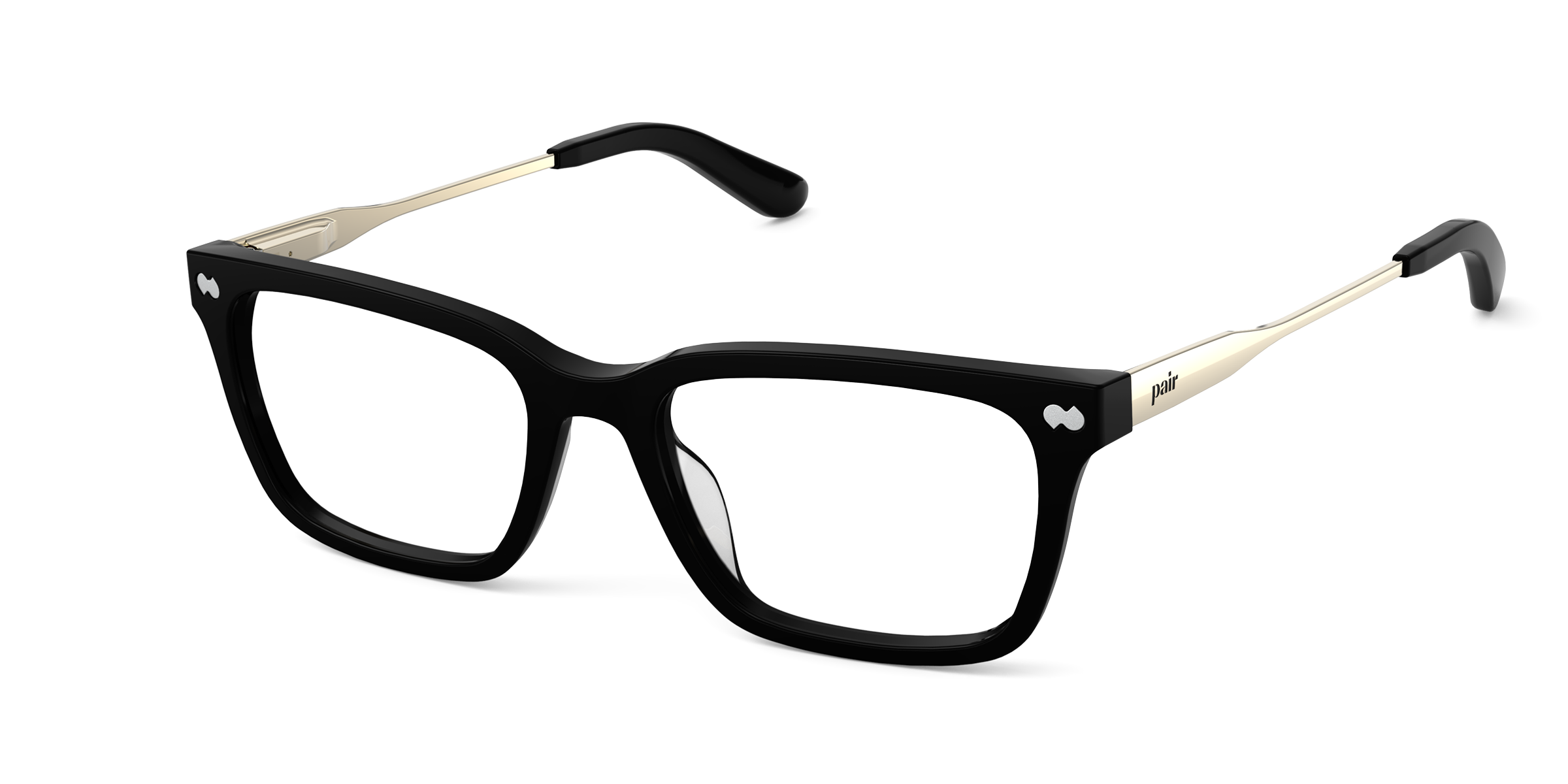 Pair Eyewear Larkin Mixed Material montatura vista rettangolare
