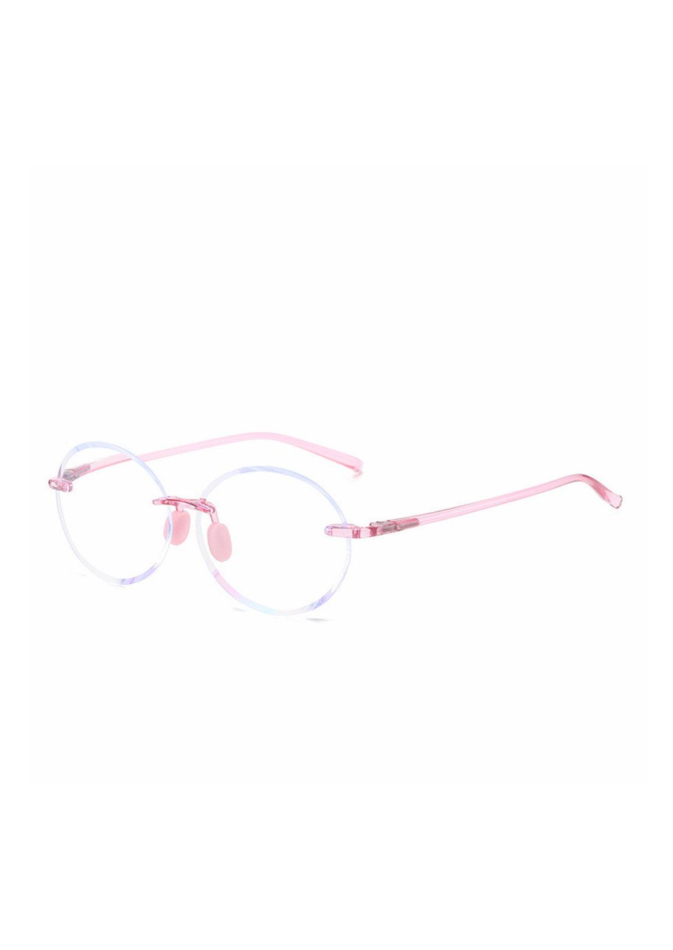 Ouyuan 2026652 occhiali da lettura senza montatura rosa +2,50