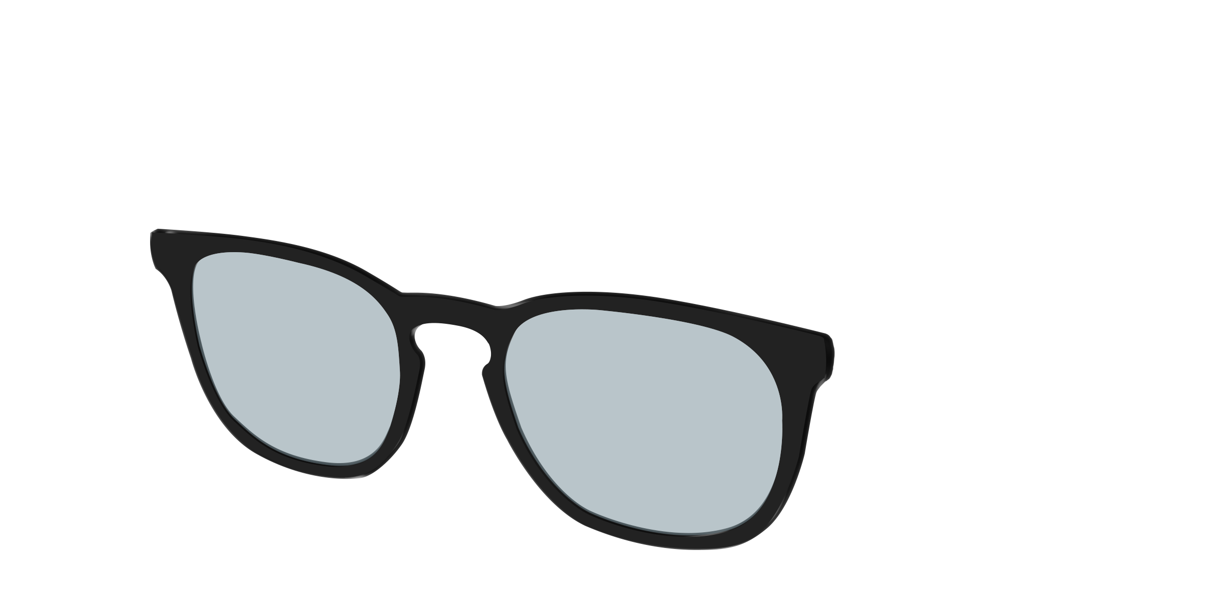 Pair Eyewear Design Tops Black Slate Blue topper occhiali Serra