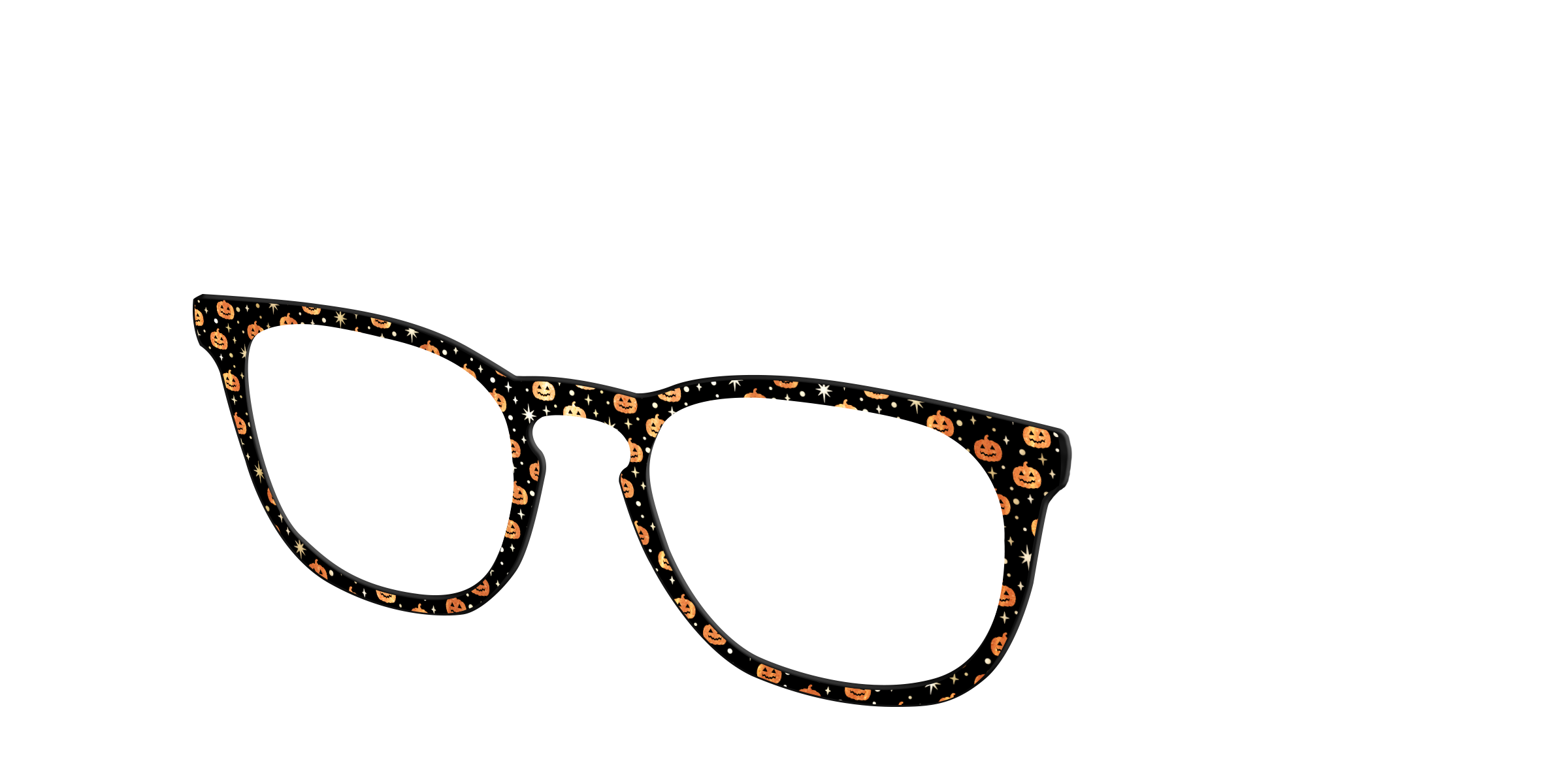 Pair Eyewear Design Tops Shimmer Jack-o'-Lanterns top occhiali