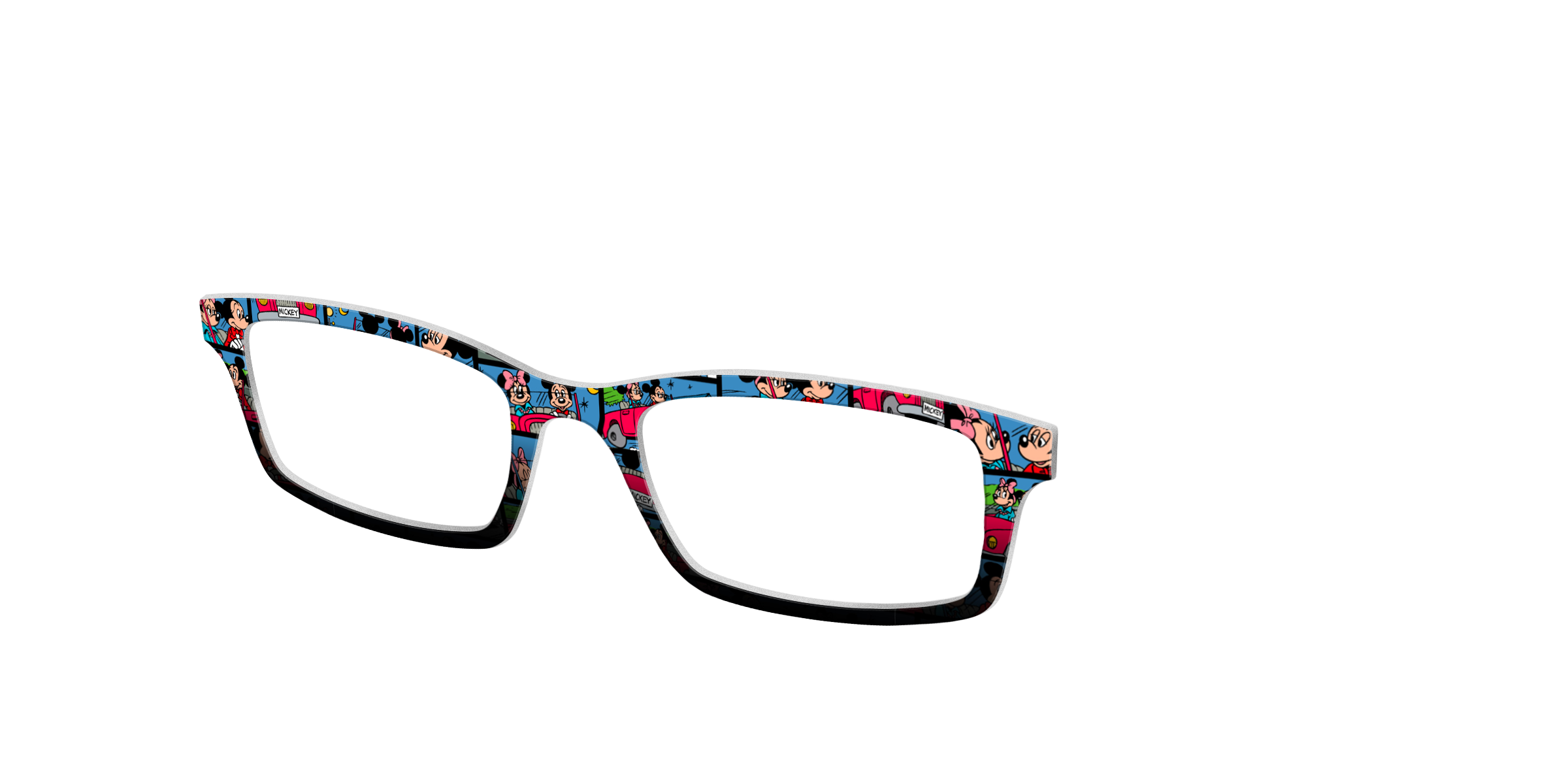 Pair Eyewear Collabs Mickey Minnie Comic Split top DY9