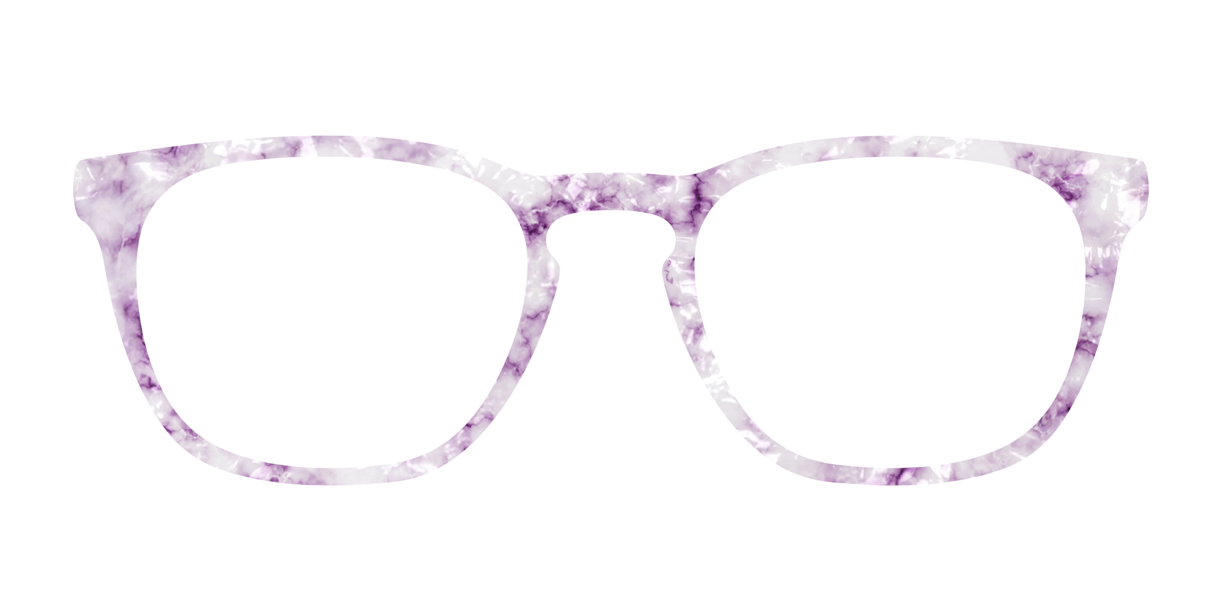 Pair Design Tops The Violet Pearl Marble top occhiali viola perla