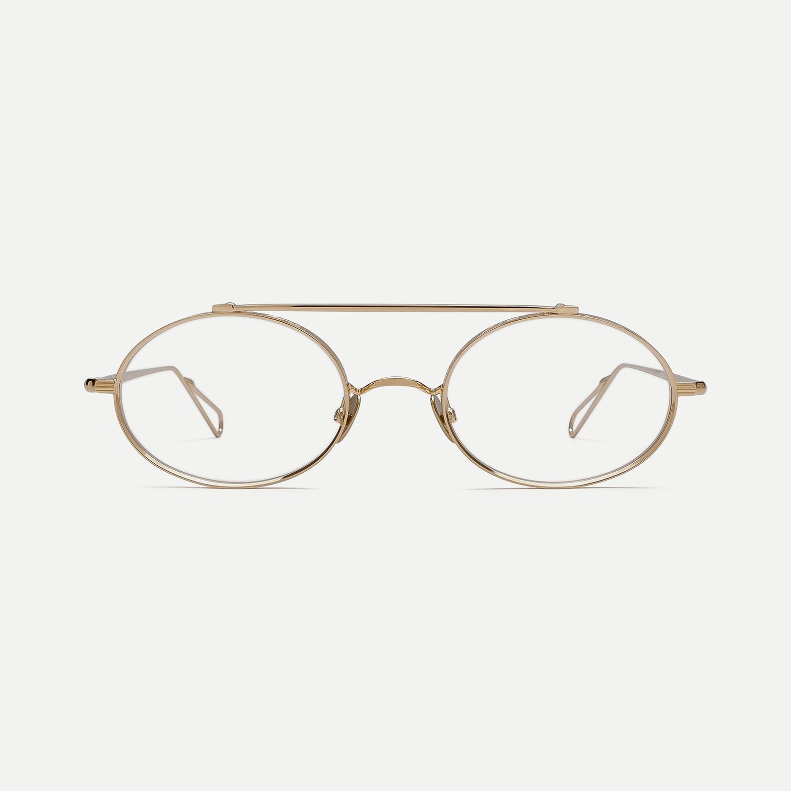 AHLEM Optical Turbigo occhiali da vista Champagne ovale