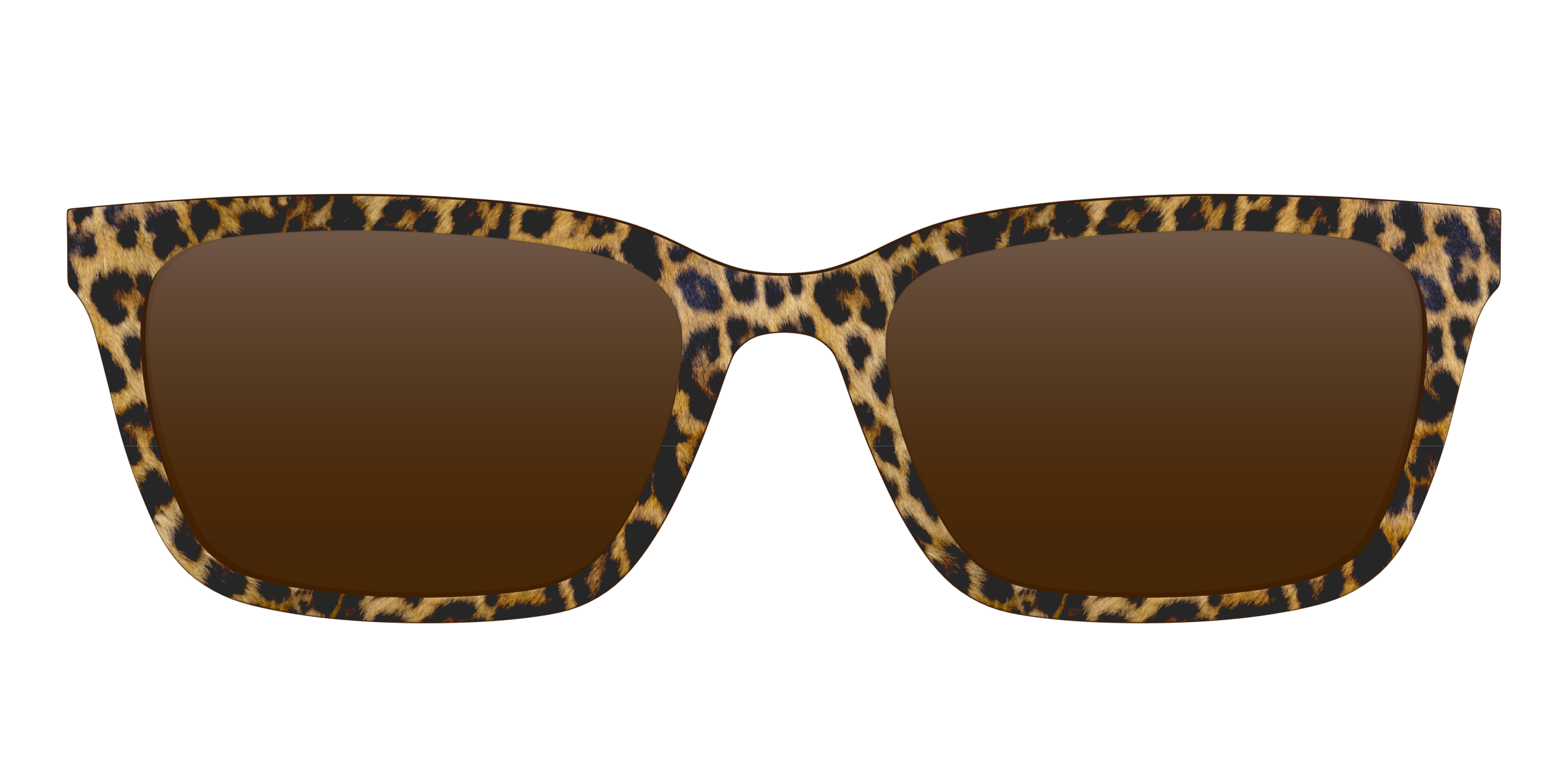 Pair Eyewear Sun Tops Cheetah Spots clip sole maculato