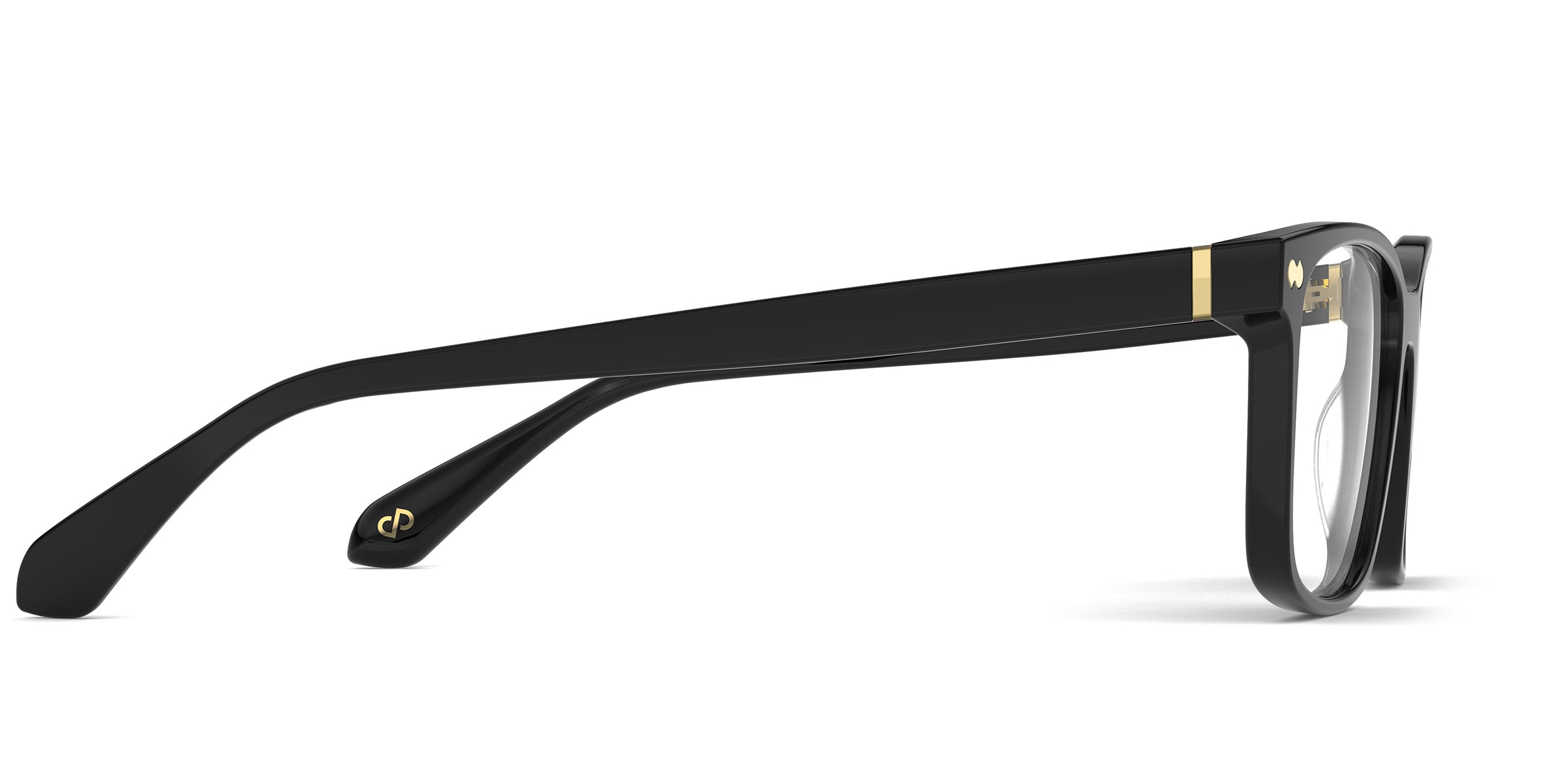 Pair Eyewear Kirby Forte montatura vista nera oro media