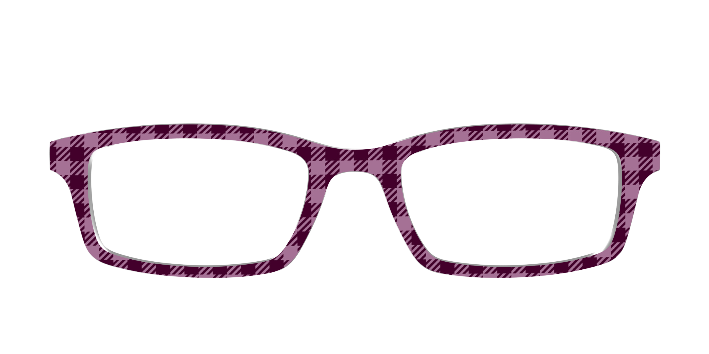 Pair Eyewear Design Tops The Merlot Gingham Top Occhiali AT05