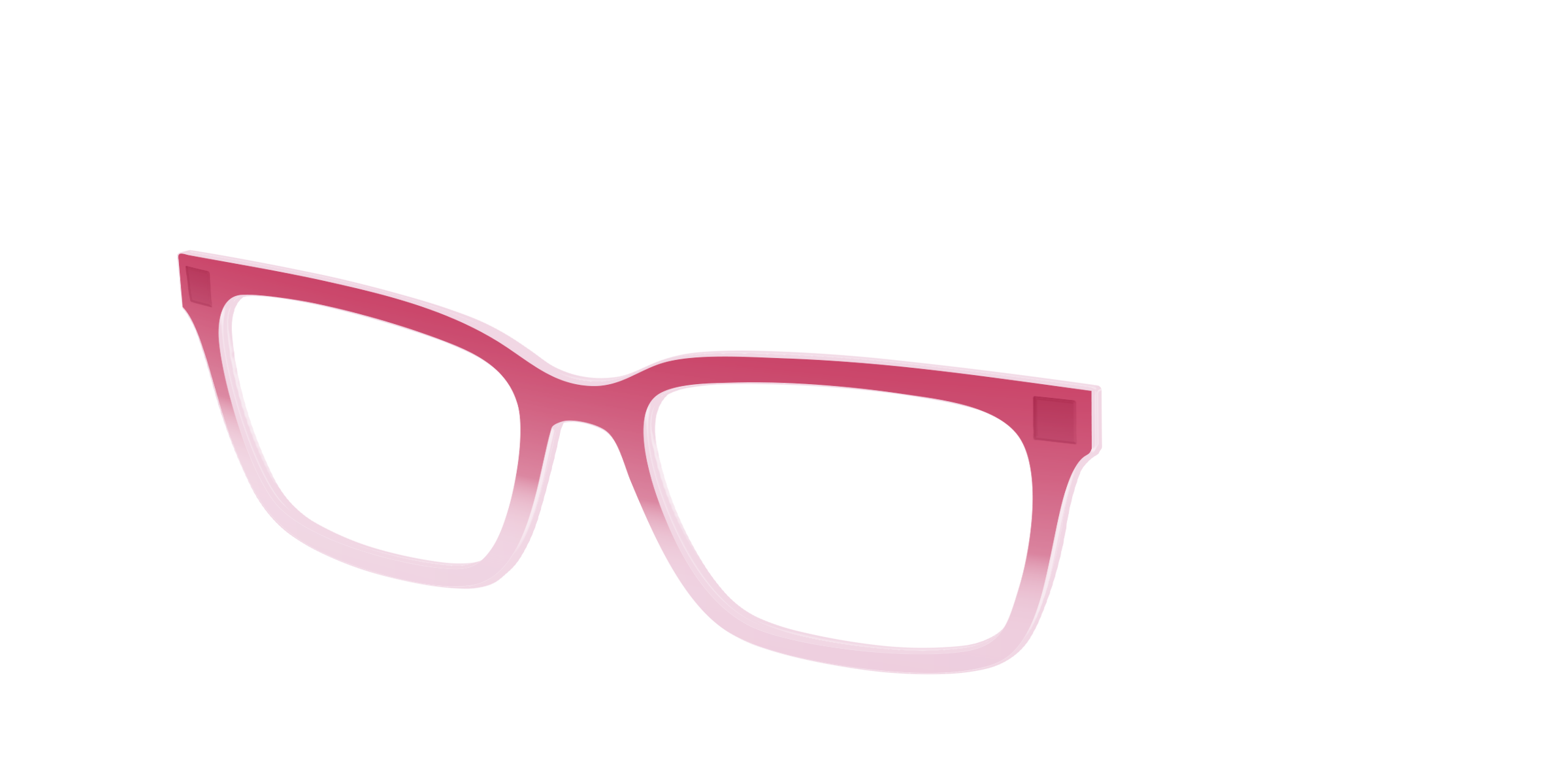 Pair Eyewear Solid Tops Flamingo Blush Gradient top rosa
