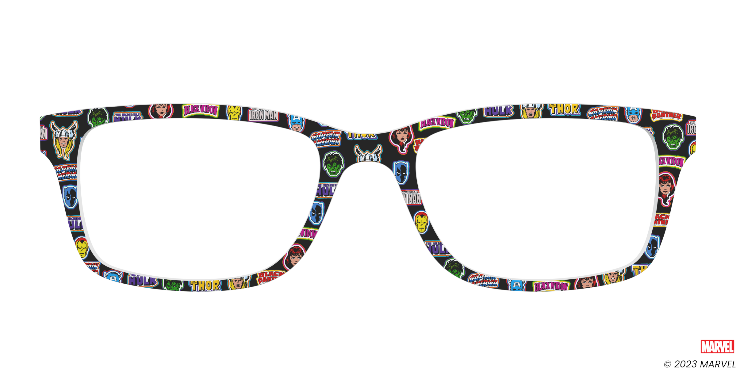 Pair Eyewear Collabs The Marvel Stickers top occhiali MR10