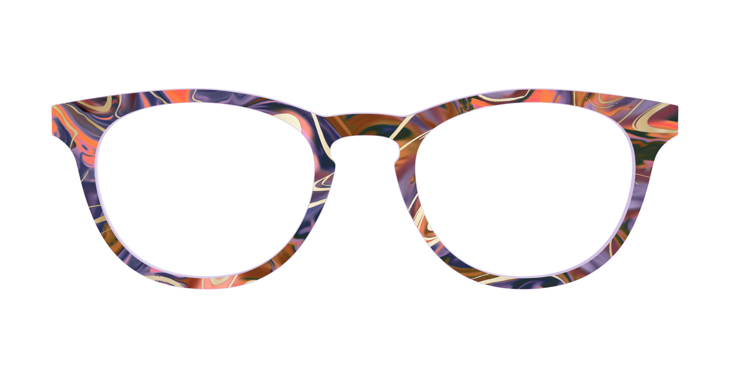 Pair Eyewear Design Tops Potion Marble Gold top per occhiali
