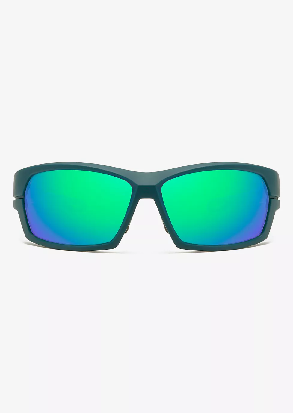 Ouyuan 2618202 occhiali sole sportivi curvi nero grigio uomo