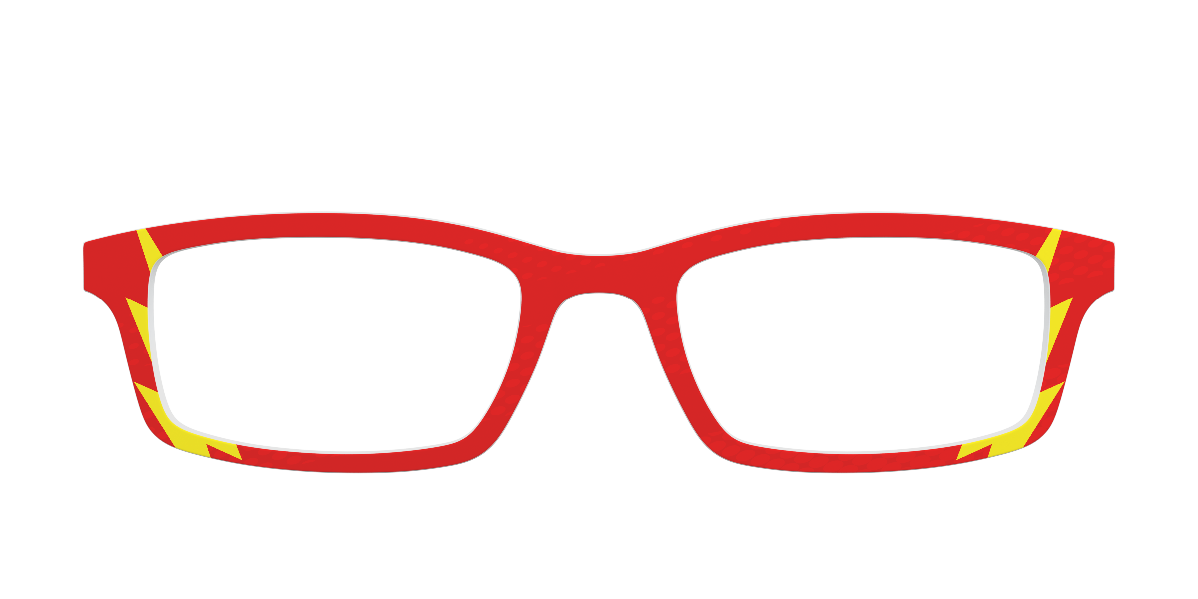 Pair Eyewear Collabs The Flash top occhiali Cedro rosso