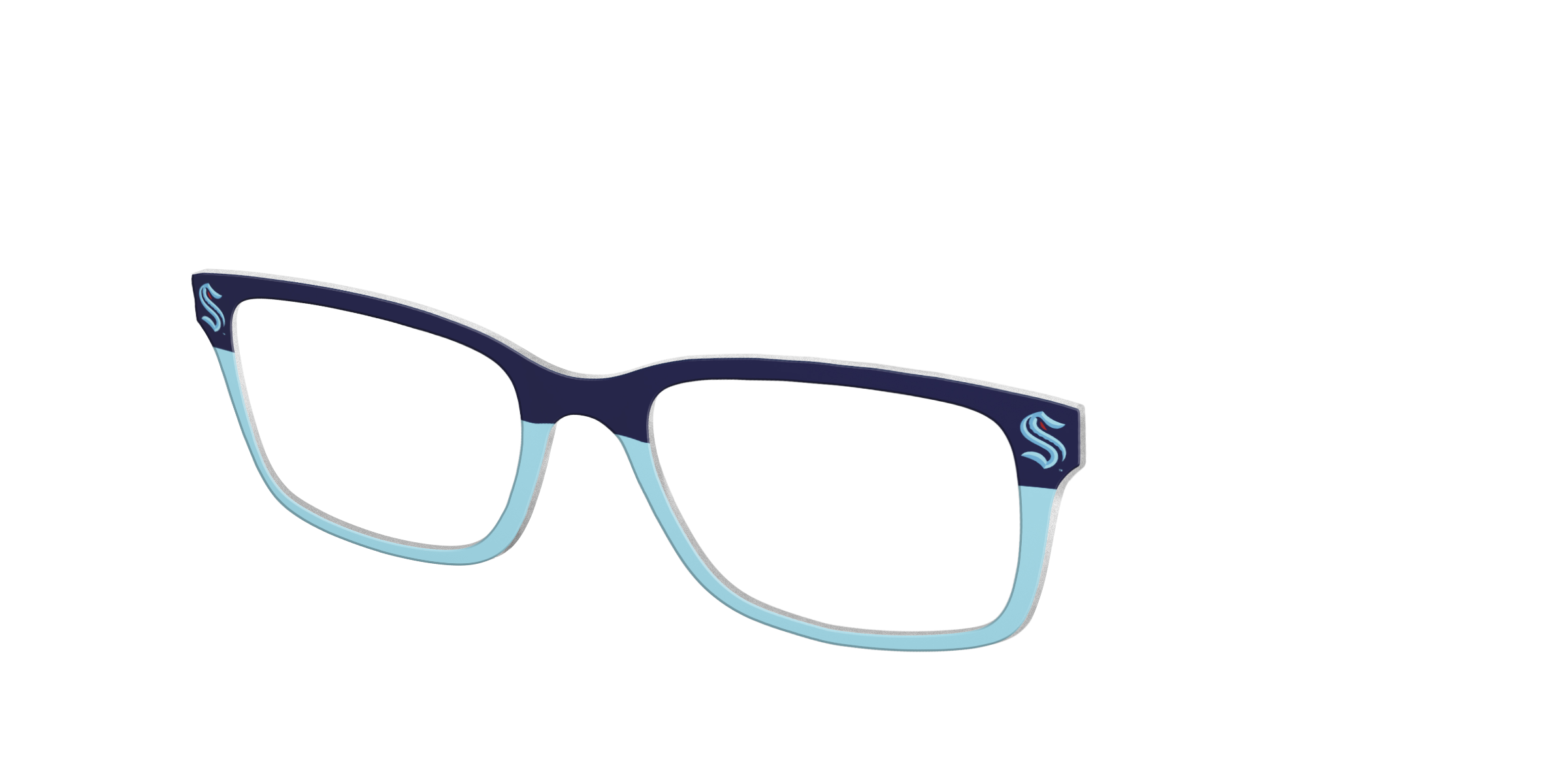 Pair School Spirit The Kraken Split topper occhiali per Cedro NHL