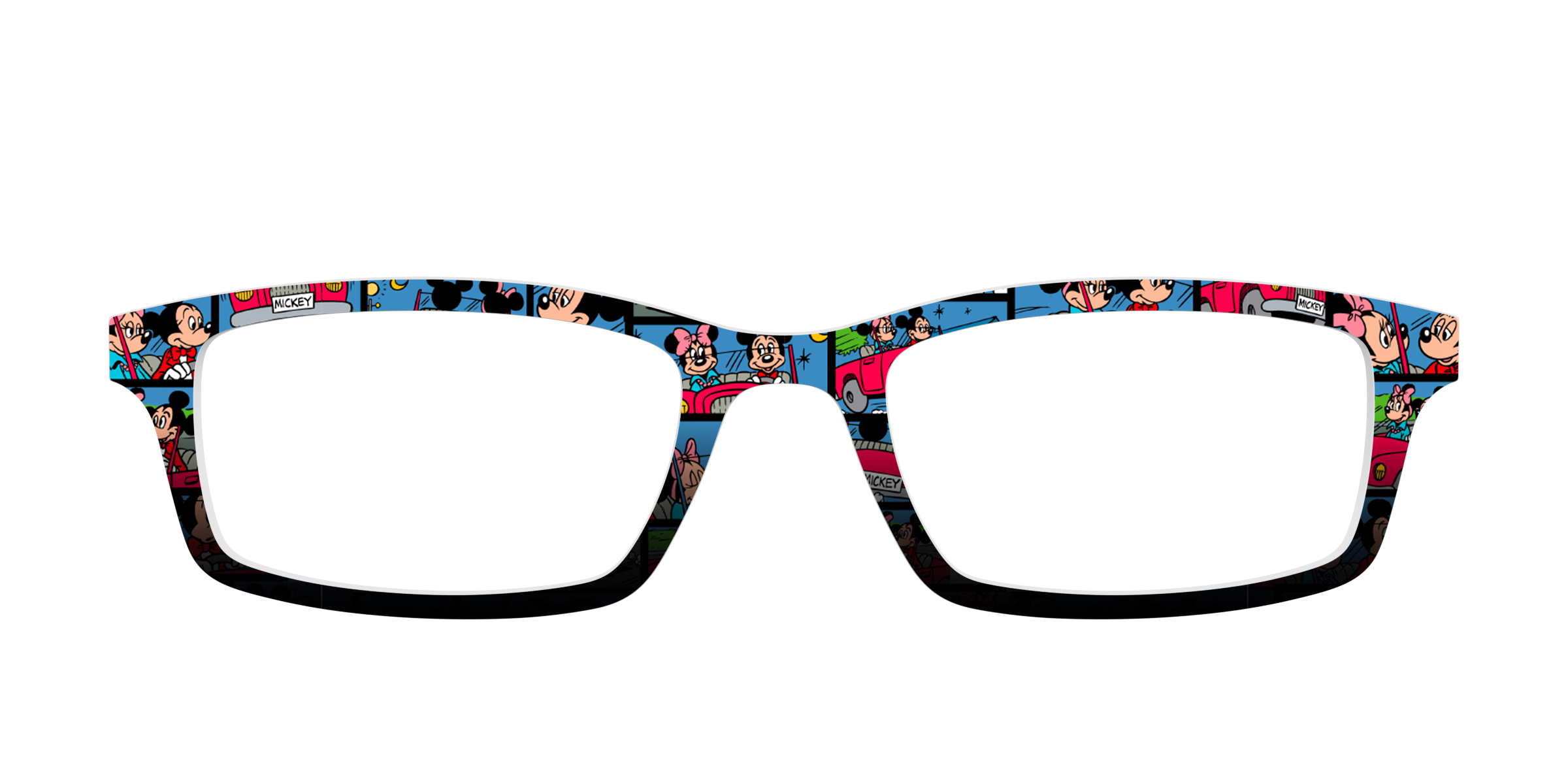 Pair Eyewear Collabs Mickey Minnie Comic Split top DY9