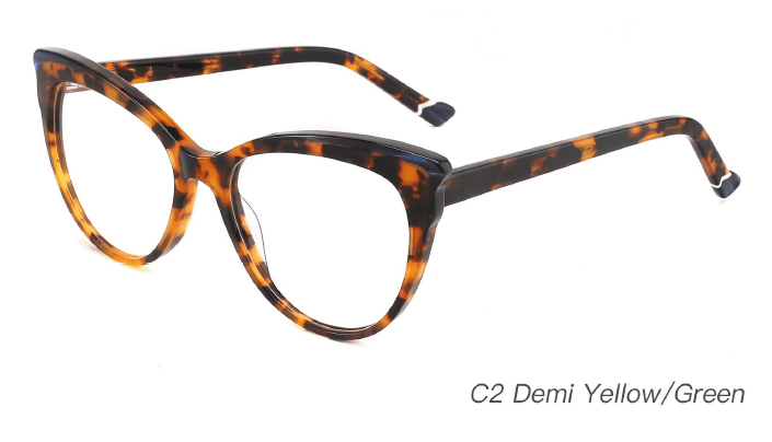 Ouyuan NOA23006 montatura occhiali acetato colorata