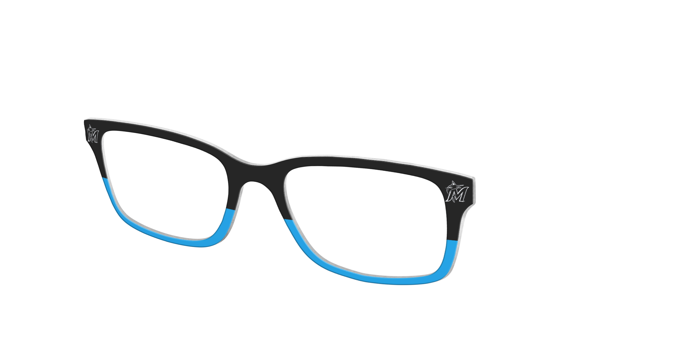 Pair Eyewear School Spirit Marlins Split top magnetico blu