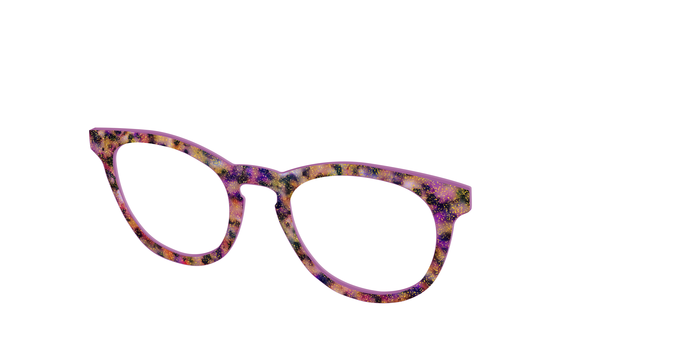 Pair Eyewear Design Tops Spooktacular Tortoise cover glitter